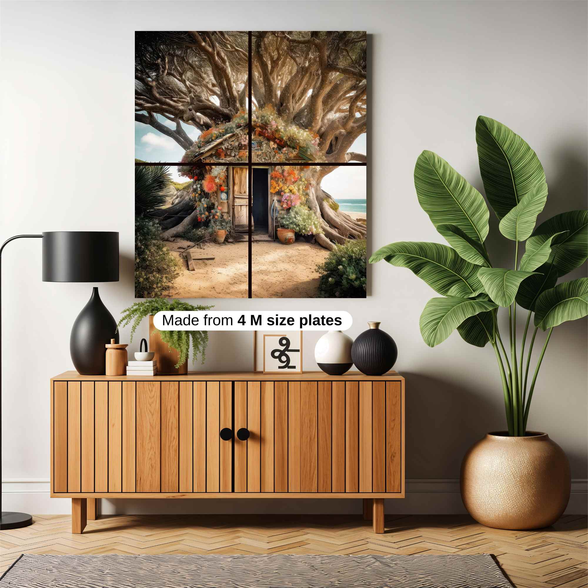 Treehouse Whimsy Safe Wall Magnetic / M