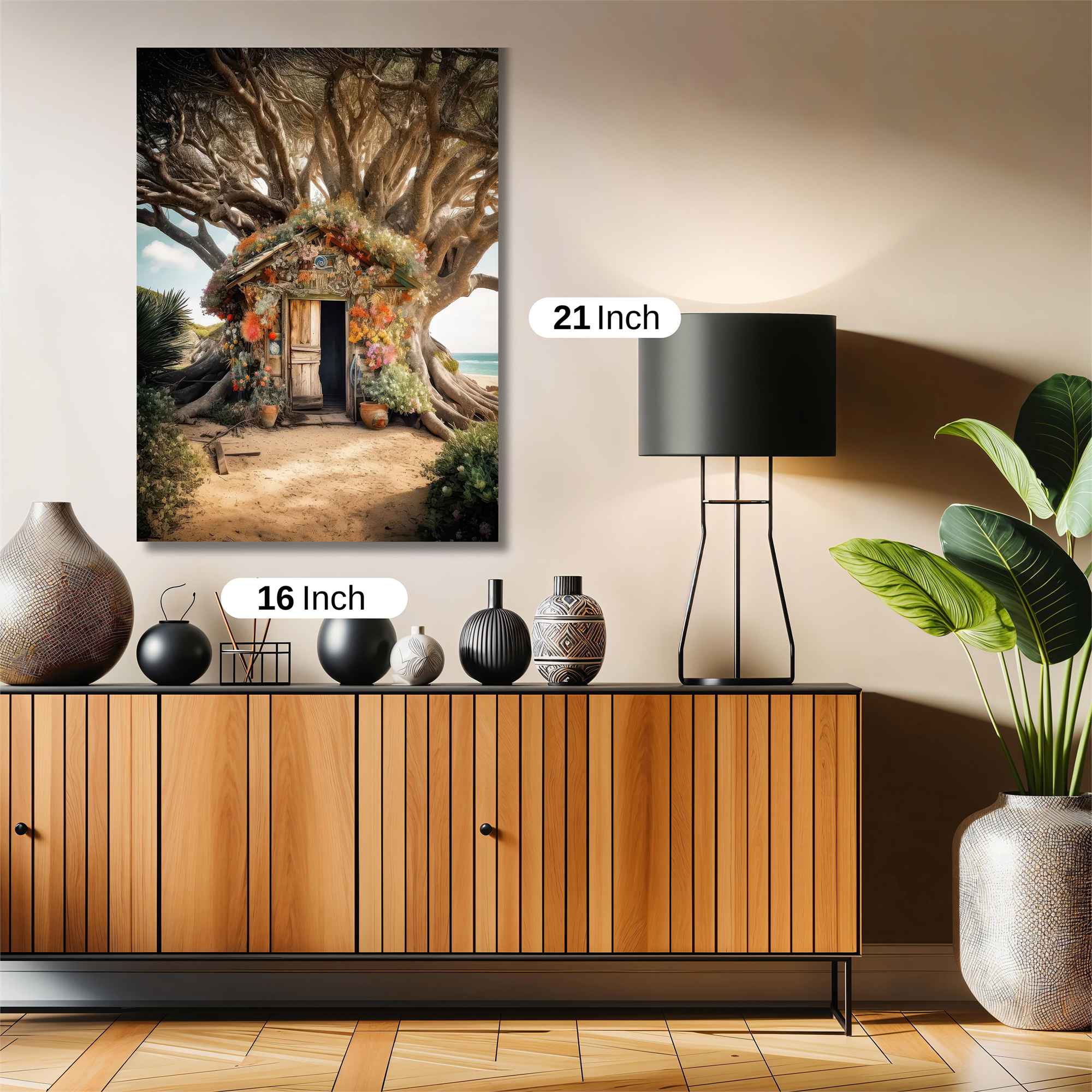 Treehouse Whimsy Safe Wall Magnetic / M