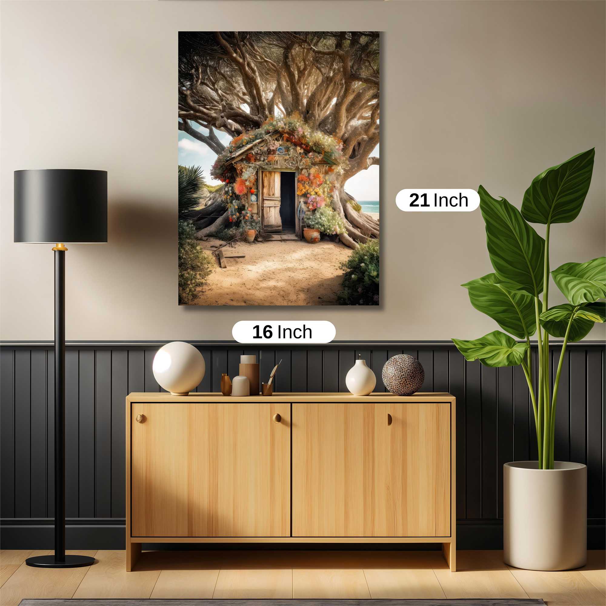 Treehouse Whimsy Safe Wall Magnetic / M