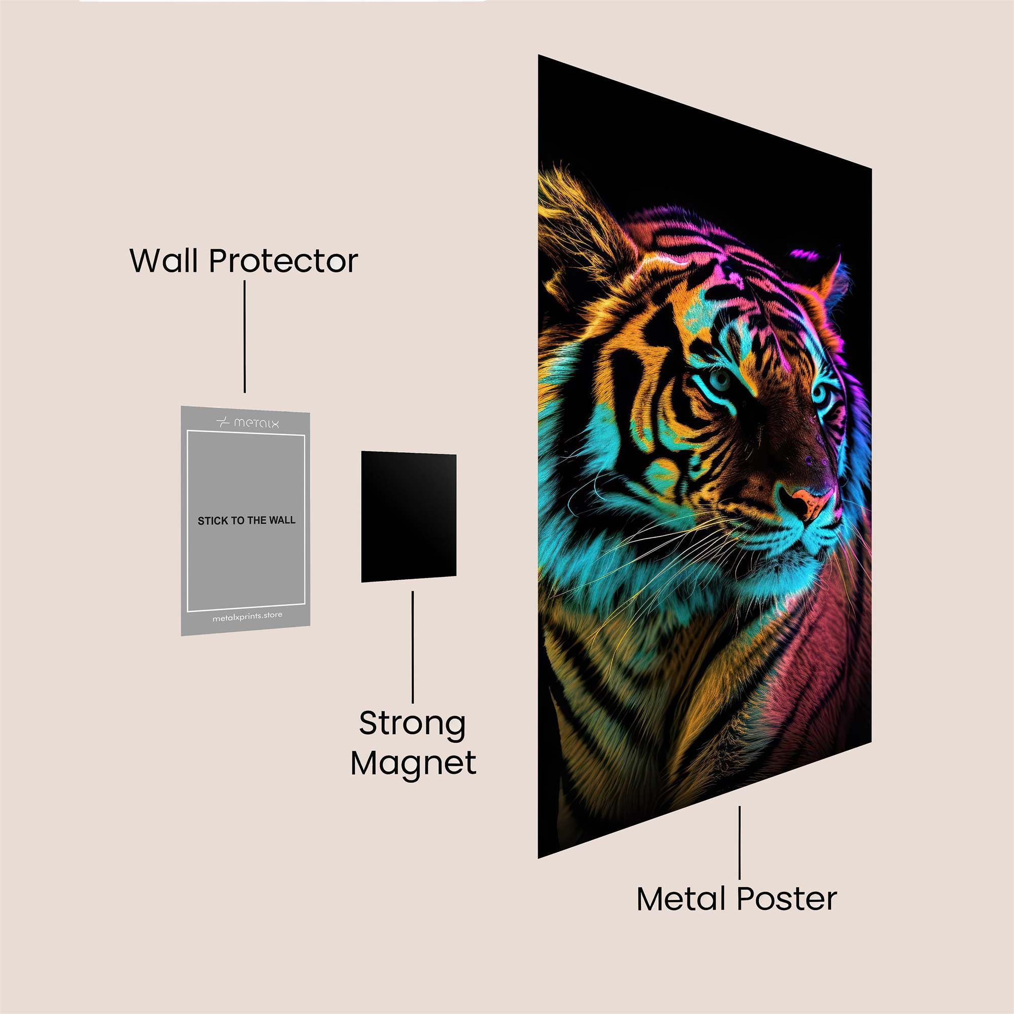 Tiger Radiance Safe Wall Magnetic / M
