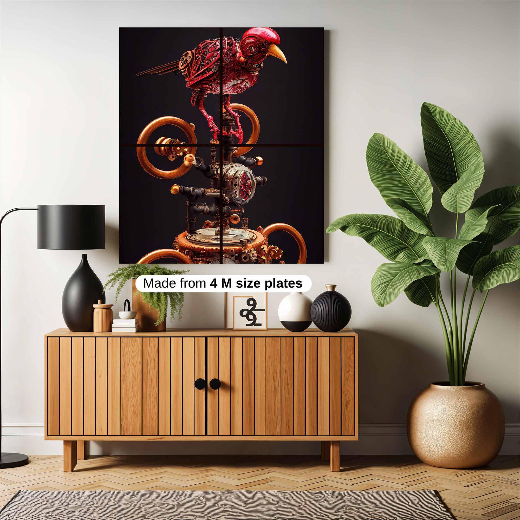 Steampunk Serenity Safe Wall Magnetic / M