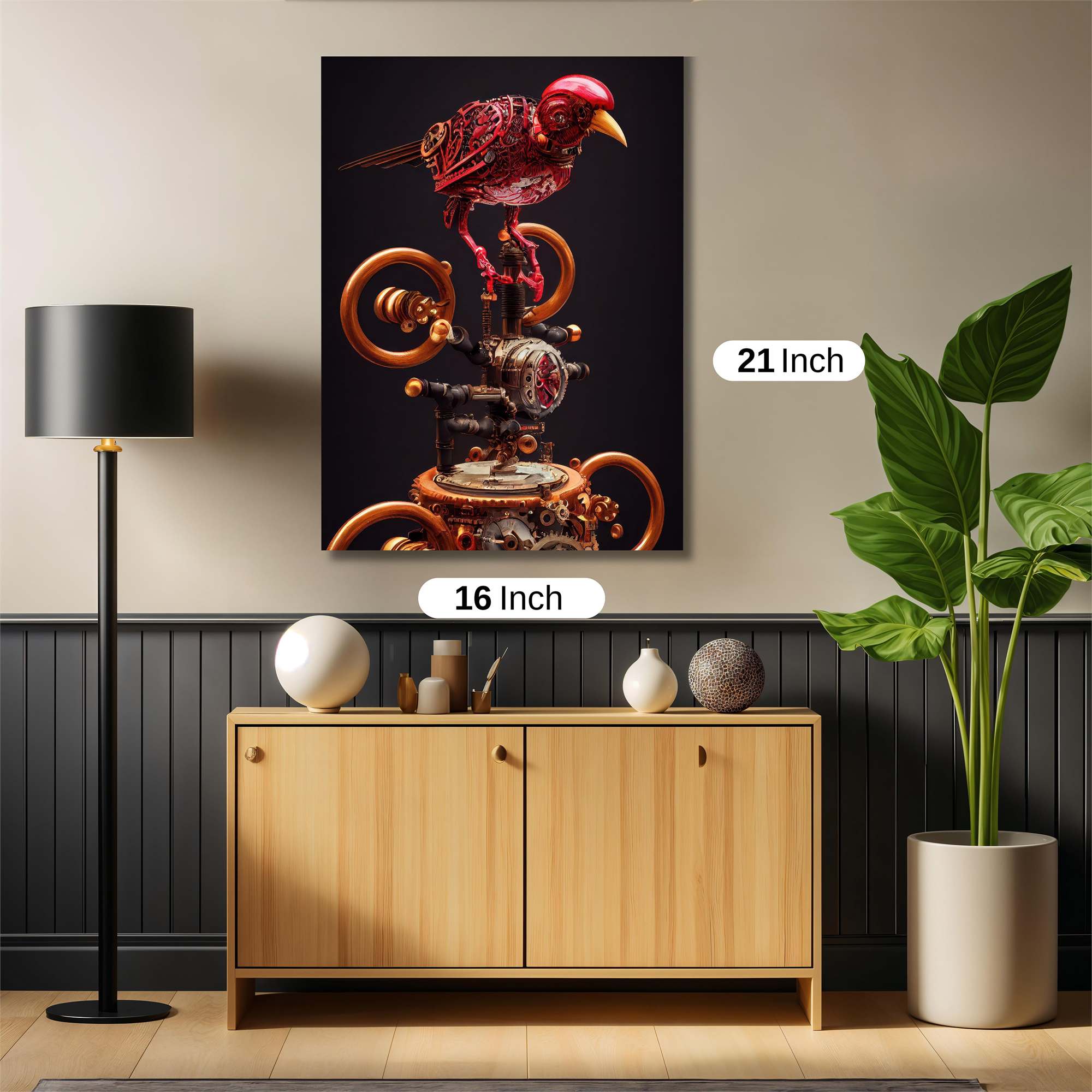 Steampunk Serenity Safe Wall Magnetic / M