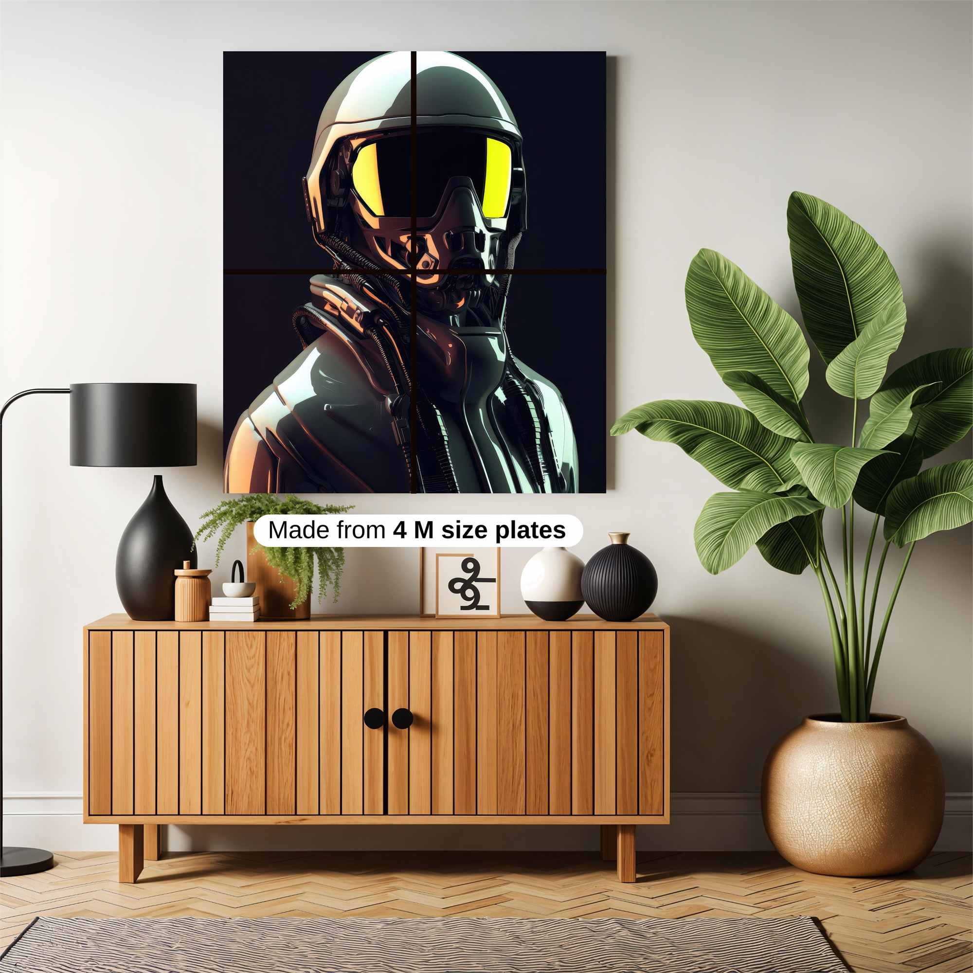 Helmeted Enigma Safe Wall Magnetic / M
