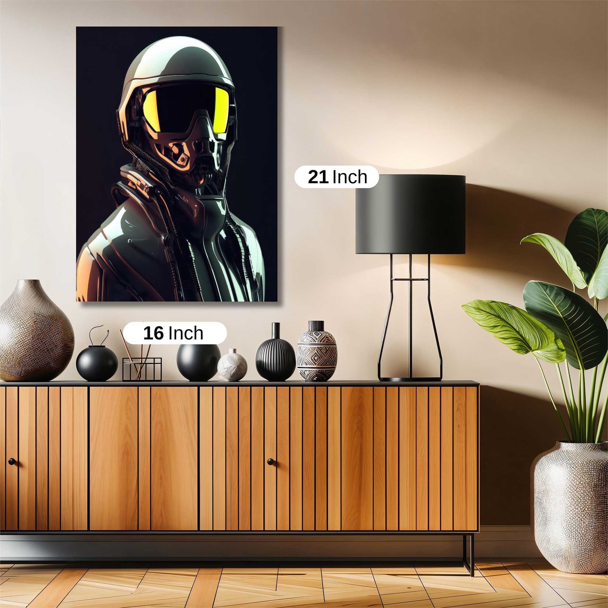 Helmeted Enigma Safe Wall Magnetic / M