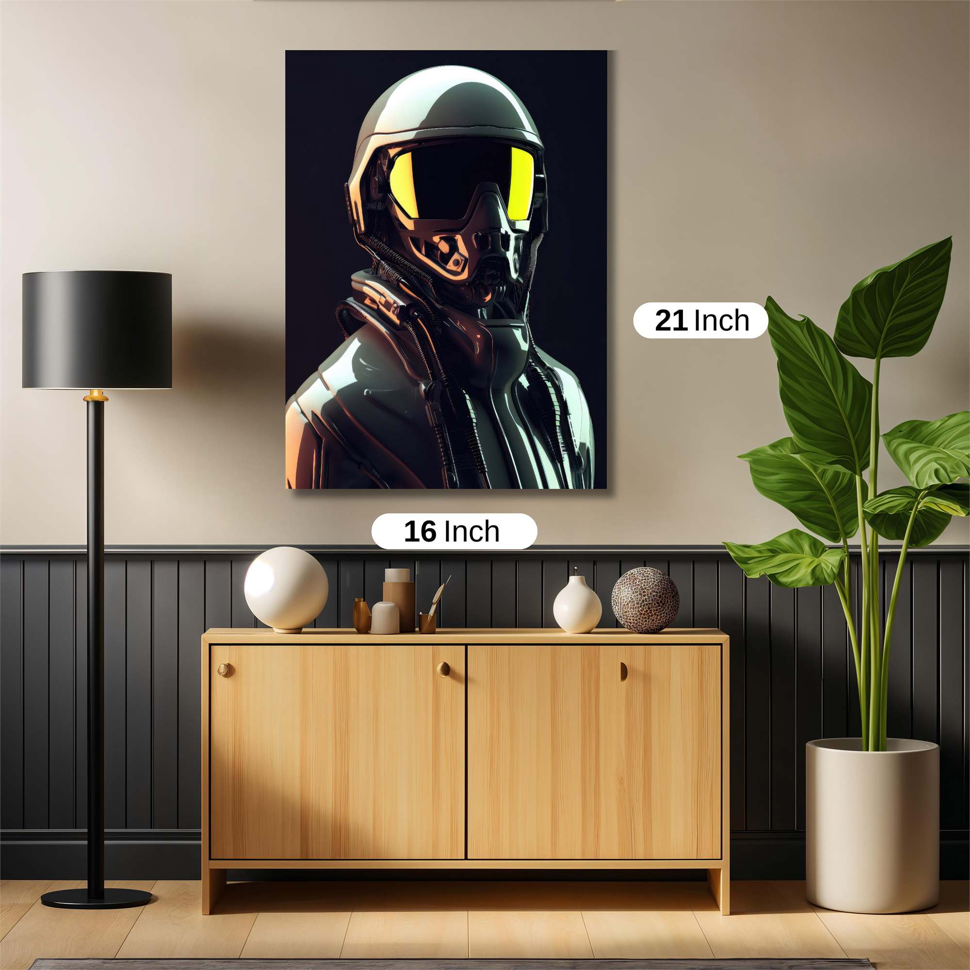 Helmeted Enigma Safe Wall Magnetic / M