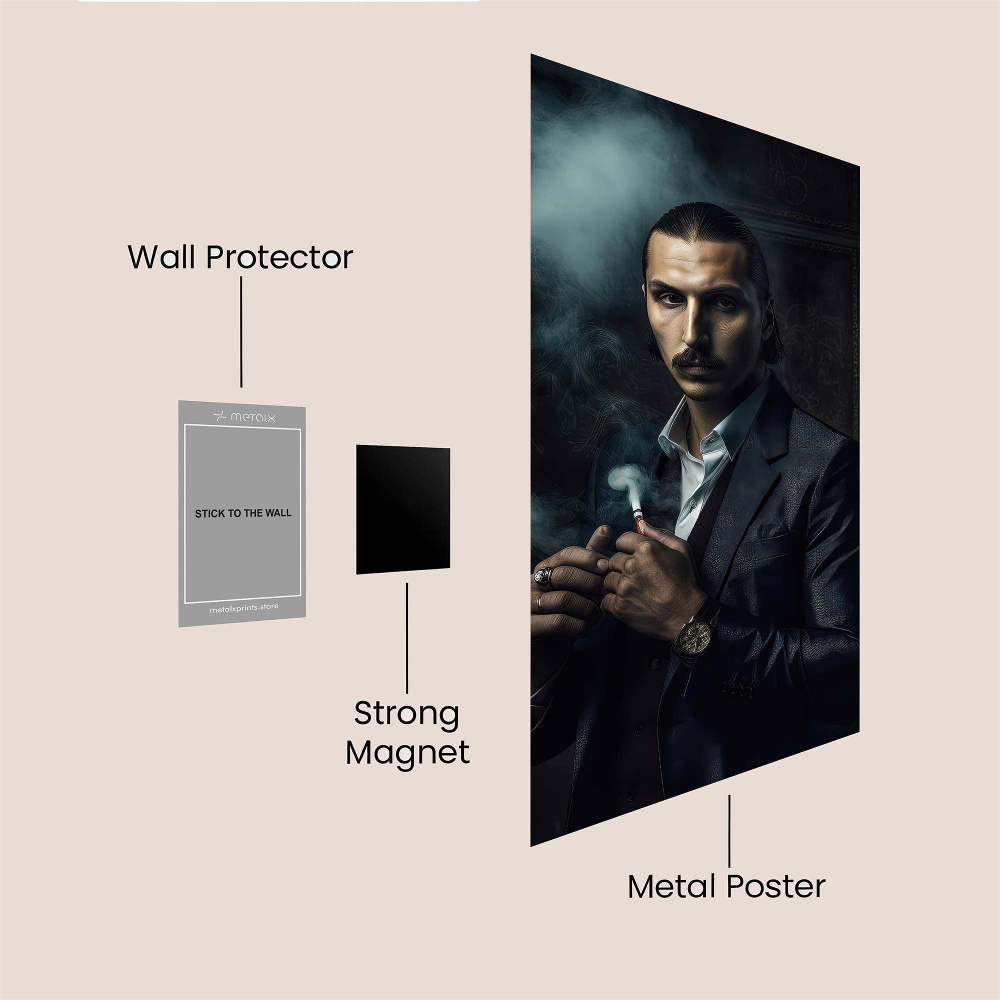 Mystery Elegance Safe Wall Magnetic / M