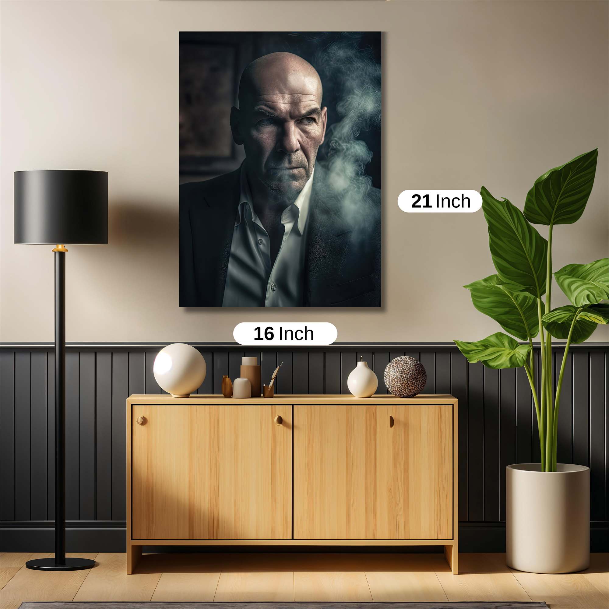 Gritty Gaze Safe Wall Magnetic / M