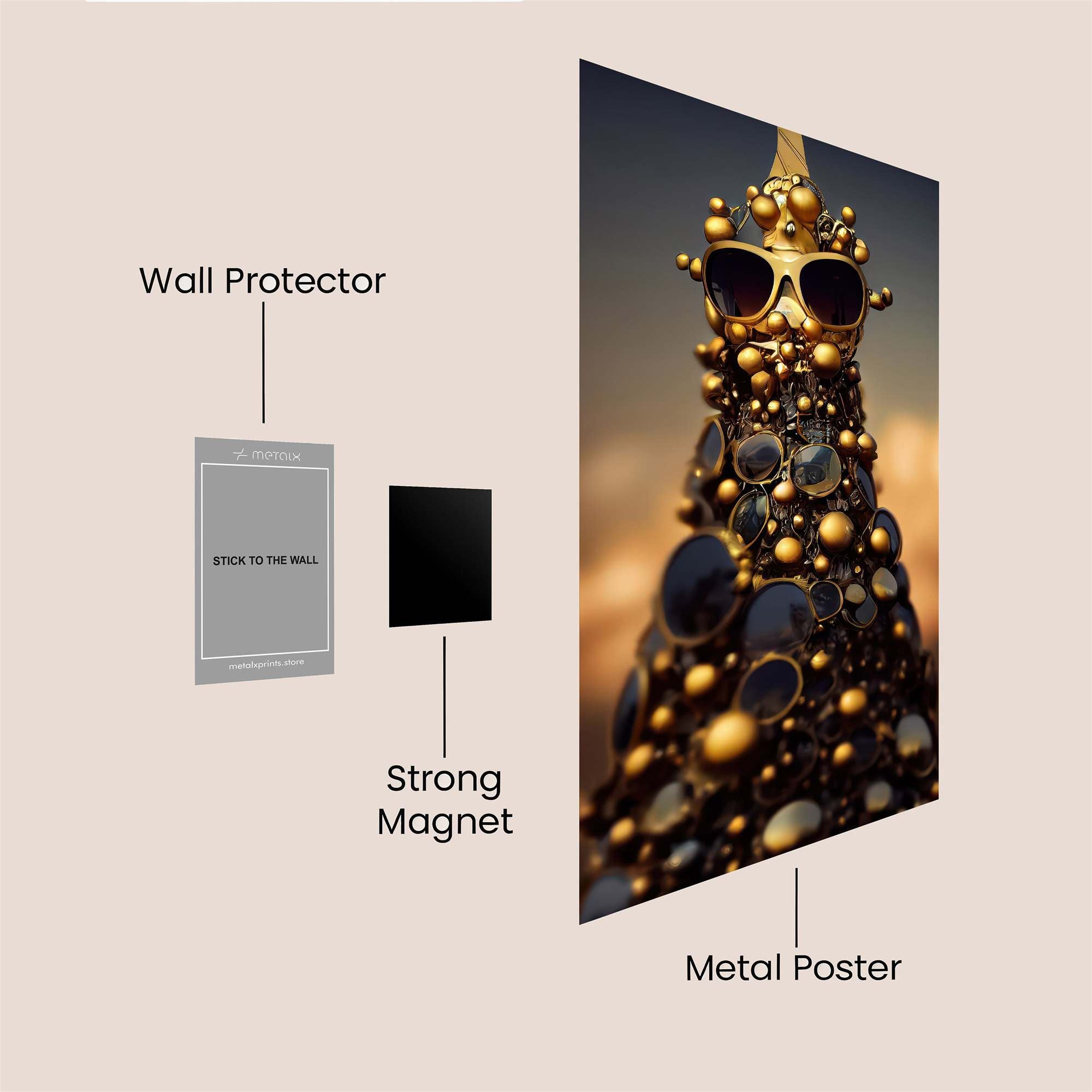 Sunglass Majesty Safe Wall Magnetic / M