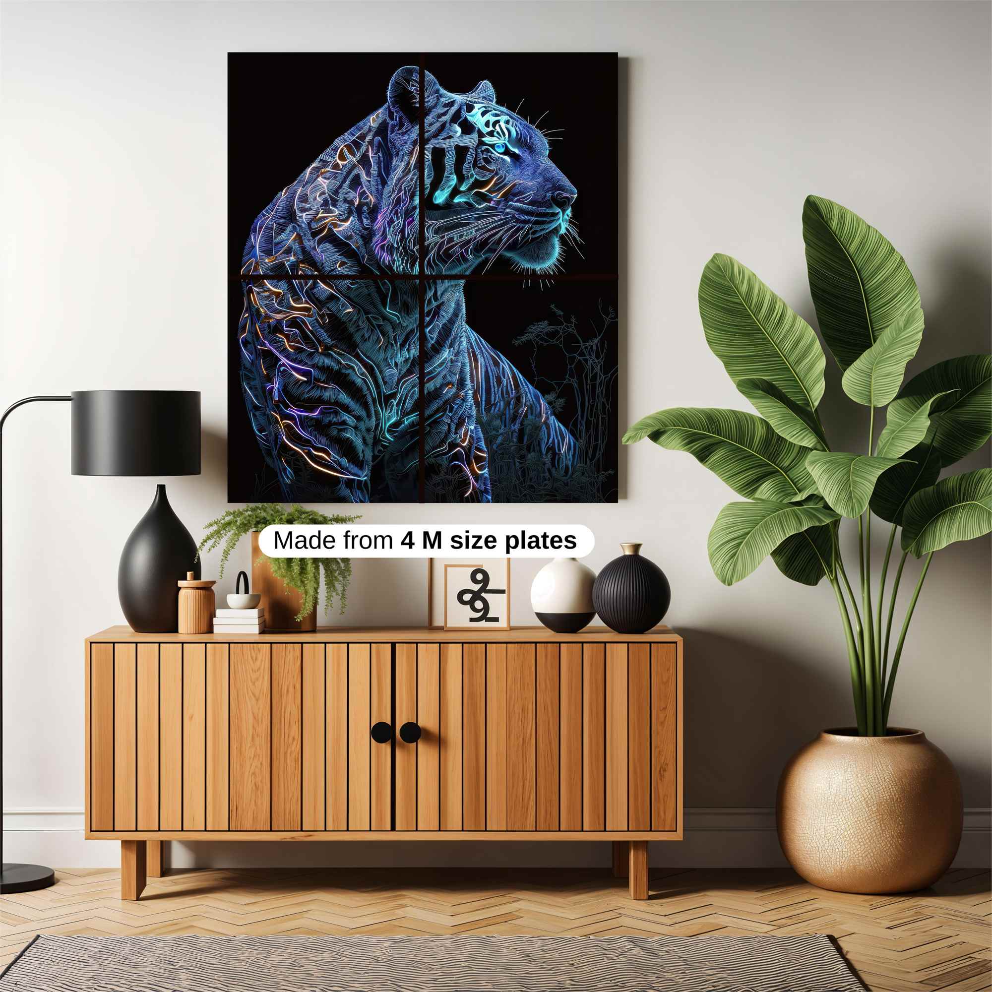 Tiger Radiant Safe Wall Magnetic / M