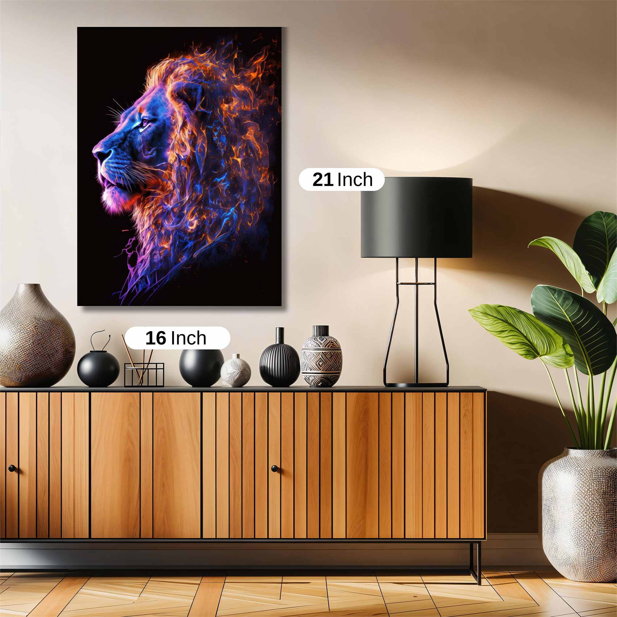 Lion Blaze Safe Wall Magnetic / M