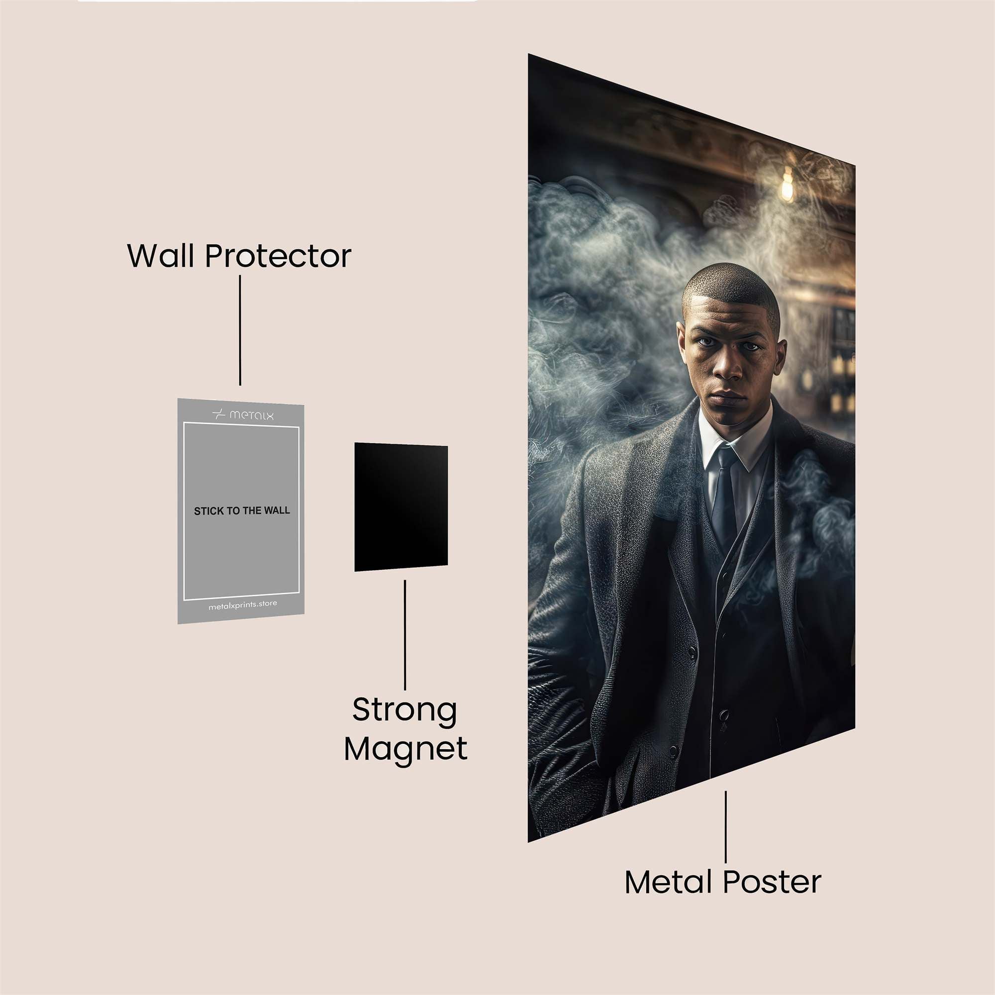 Detective Enigma Safe Wall Magnetic / M
