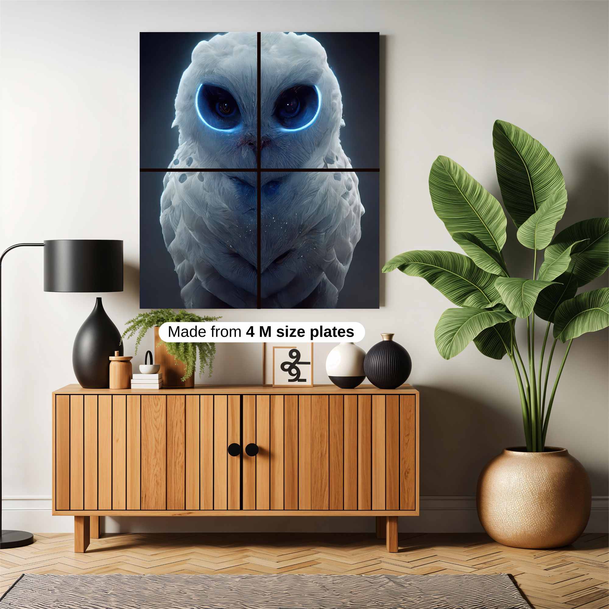 Luminous Owl Safe Wall Magnetic / M