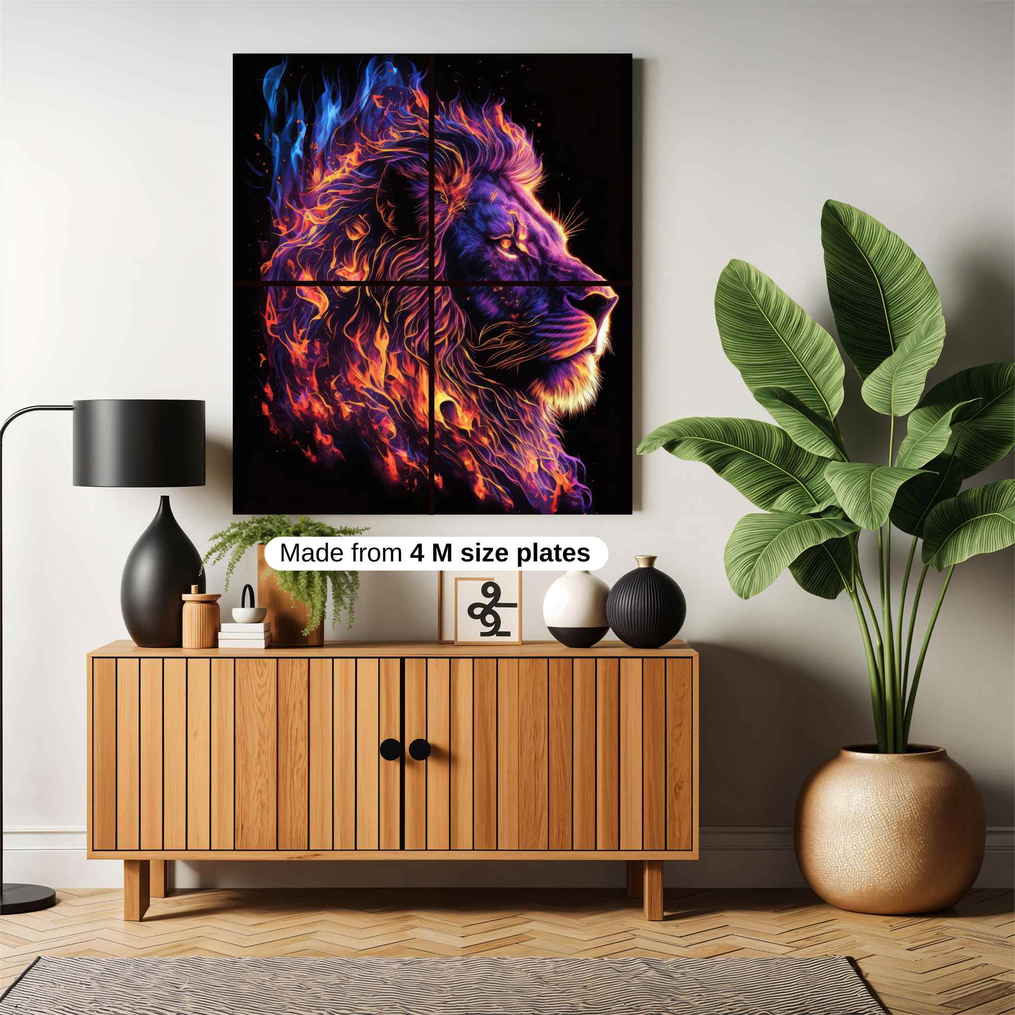 Lion Blaze Safe Wall Magnetic / M