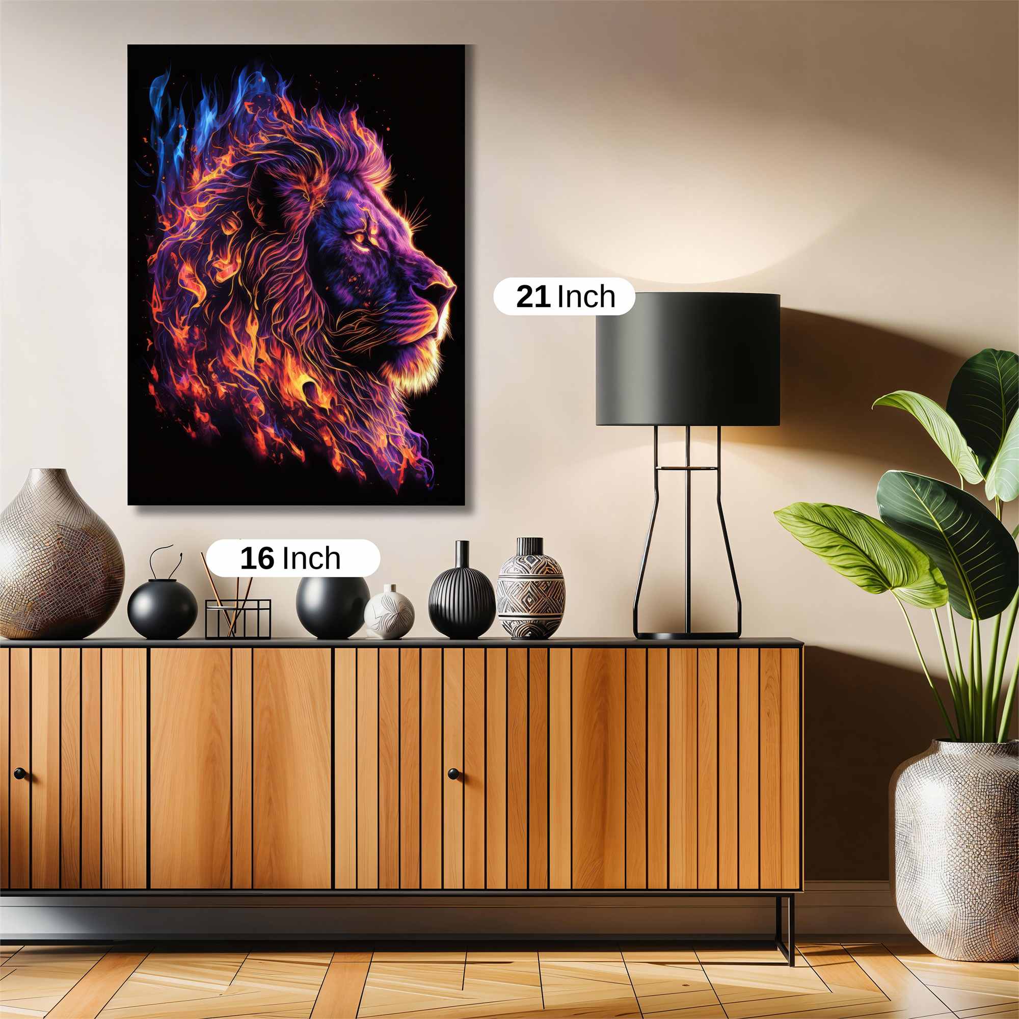 Lion Blaze Safe Wall Magnetic / M