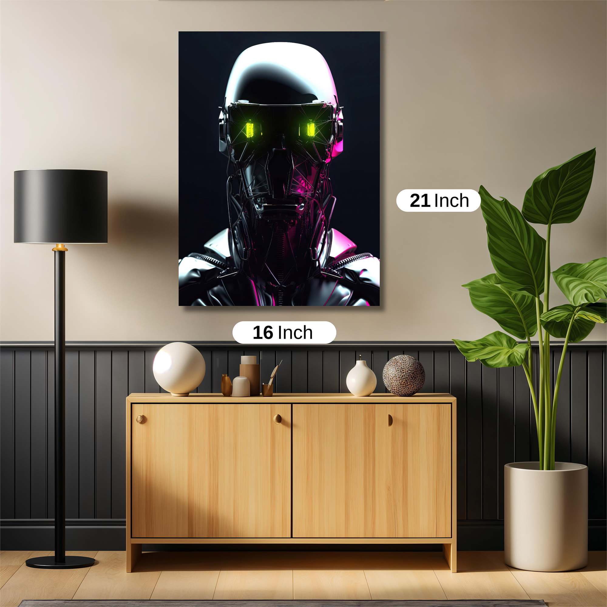 Robot Enigma Safe Wall Magnetic / M