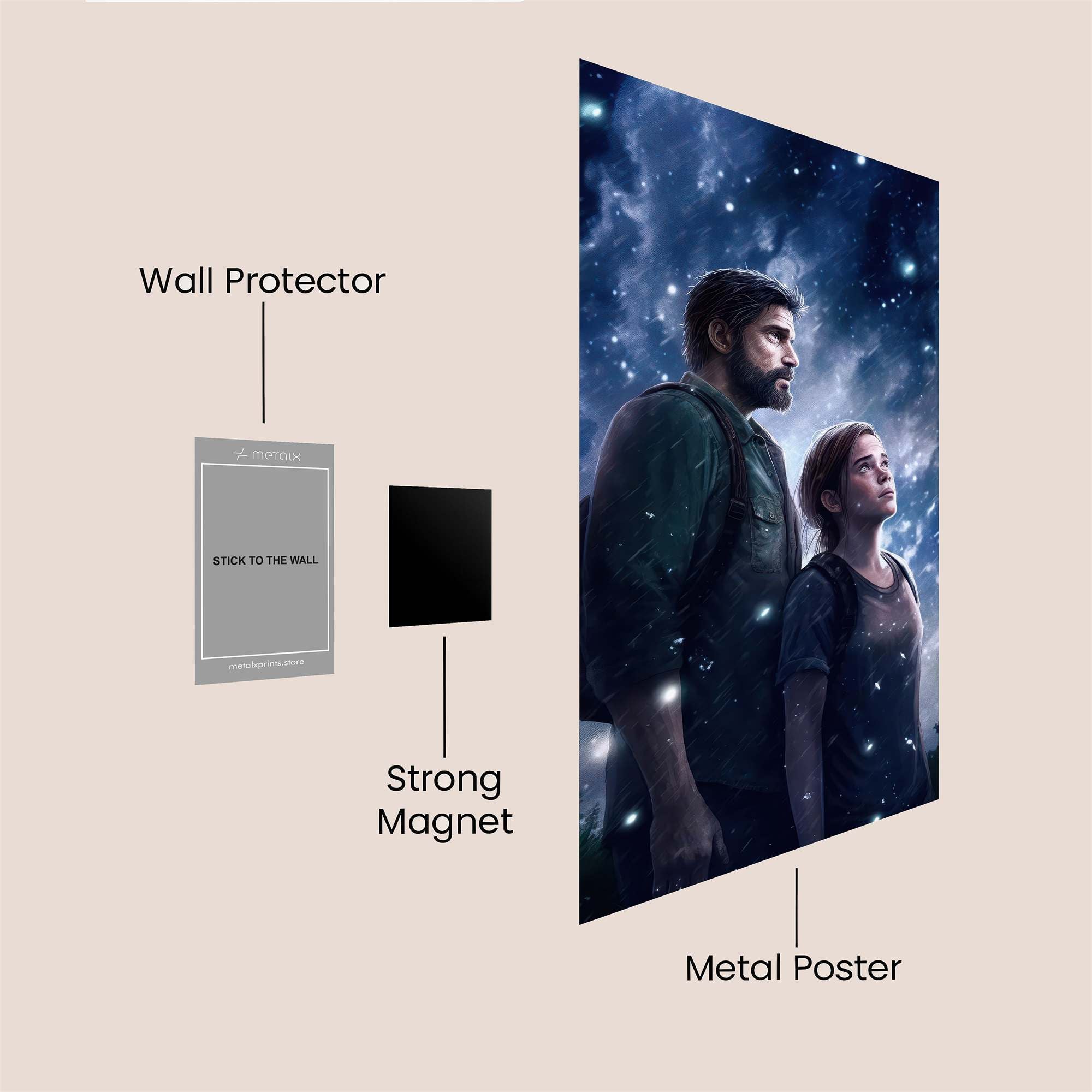 JoelHopeful Safe Wall Magnetic / M