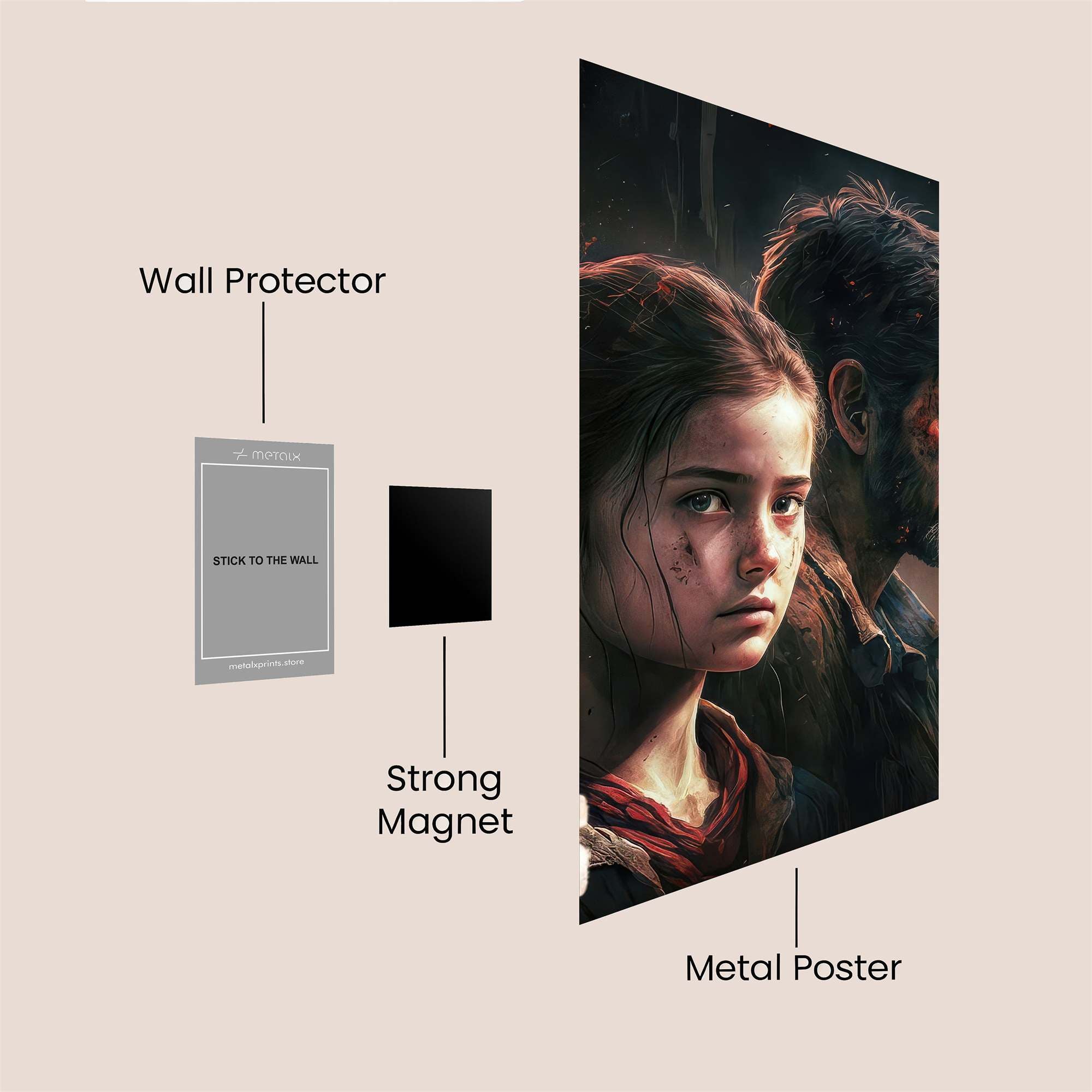 Ellie Hopeful Safe Wall Magnetic / M