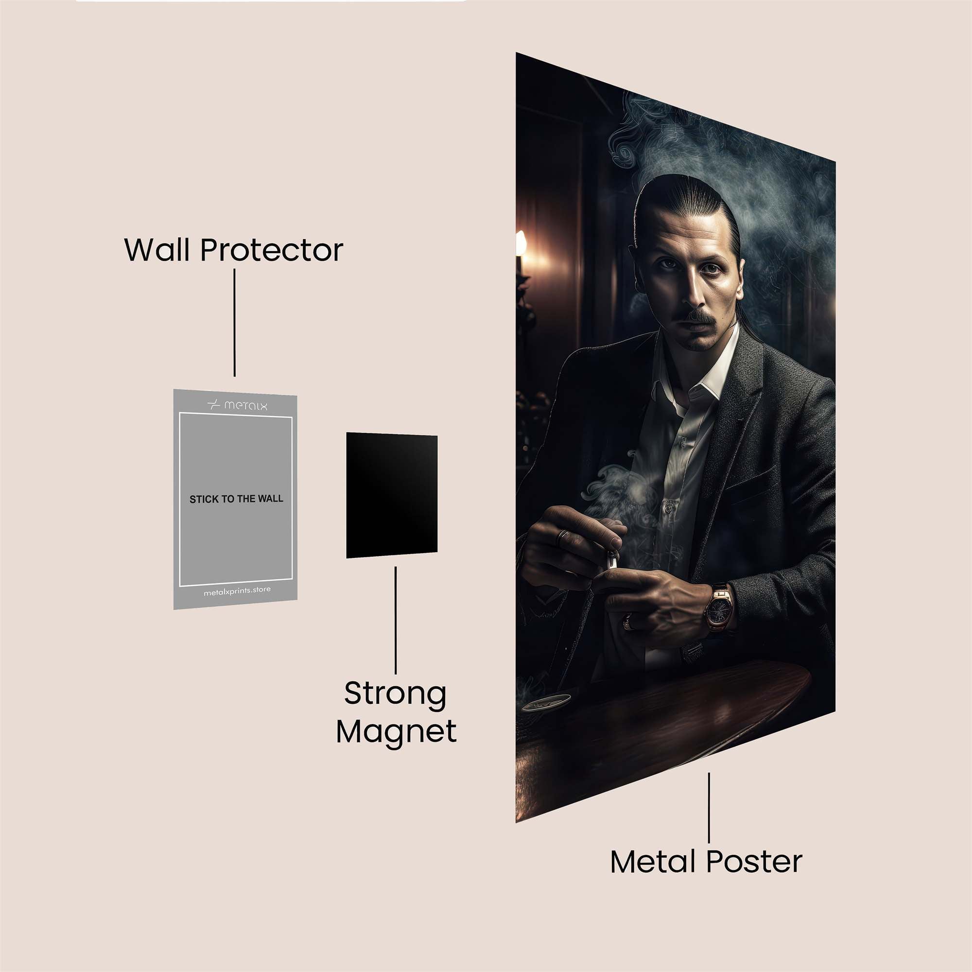 Mysterious Enigma Safe Wall Magnetic / M