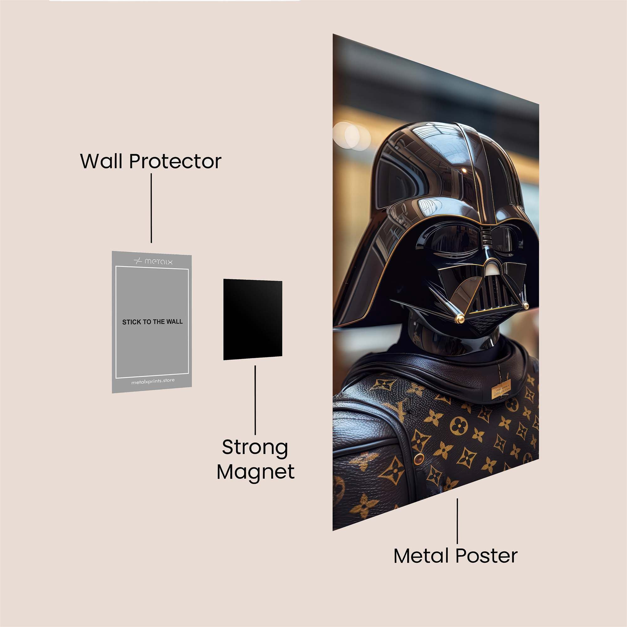 Vader Vogue Safe Wall Magnetic / M