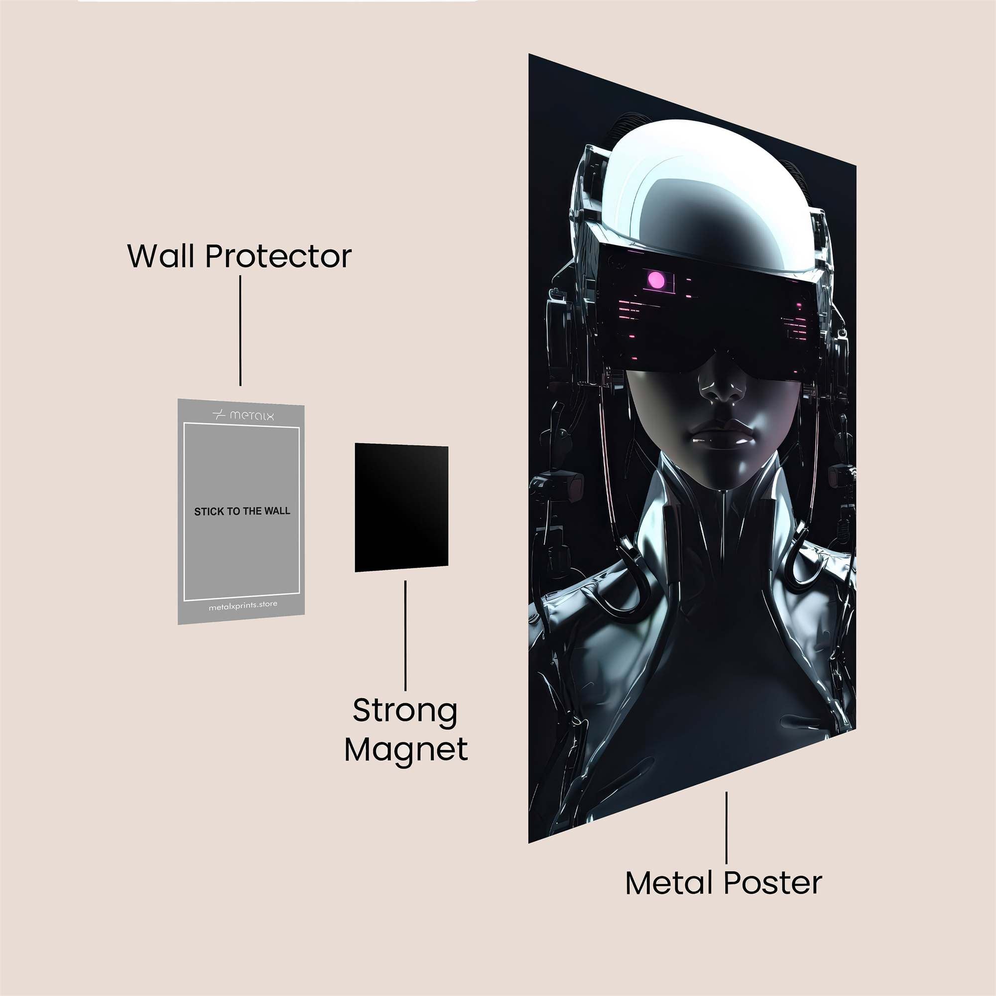 Android Enigma Safe Wall Magnetic / M