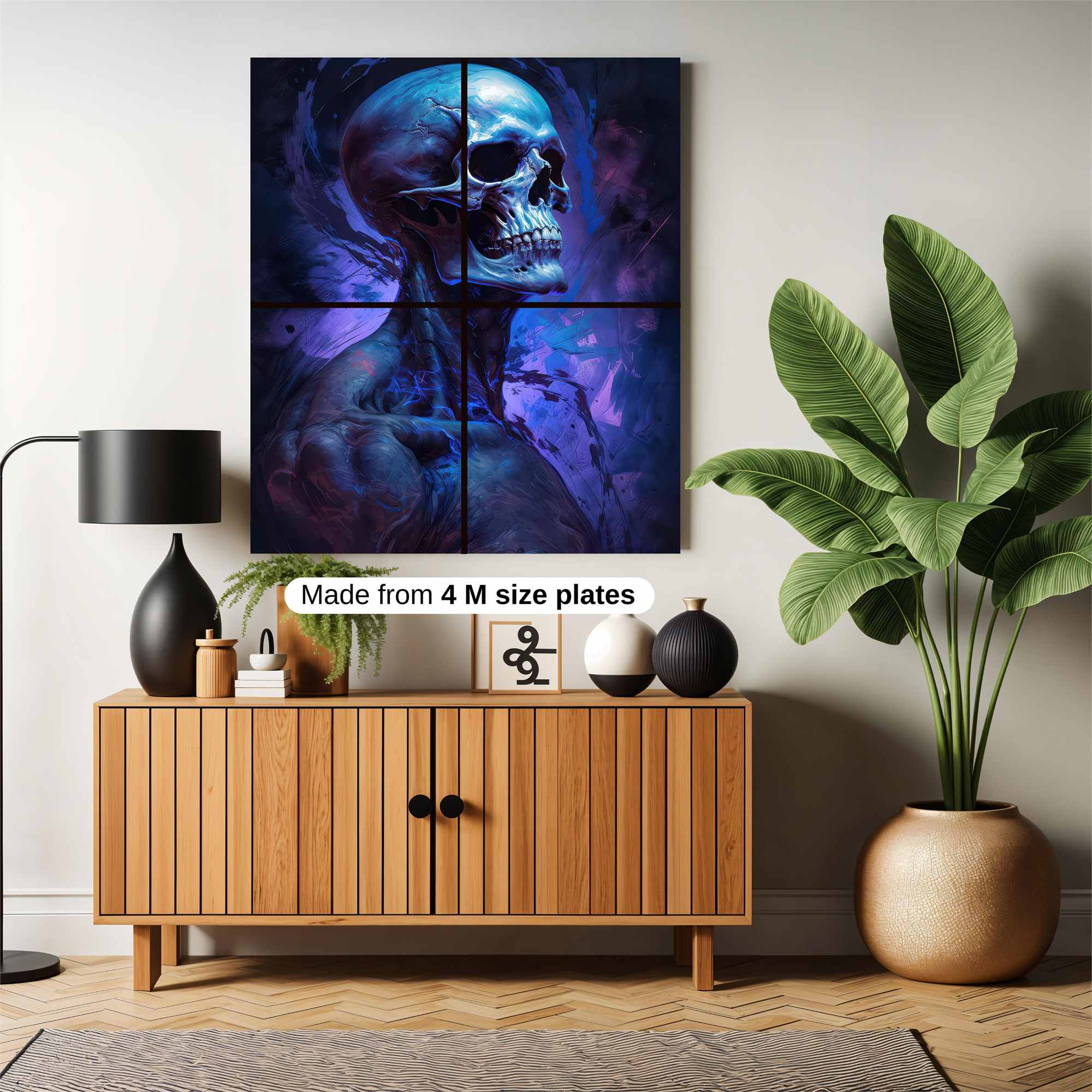 Skull Serenity Safe Wall Magnetic / M