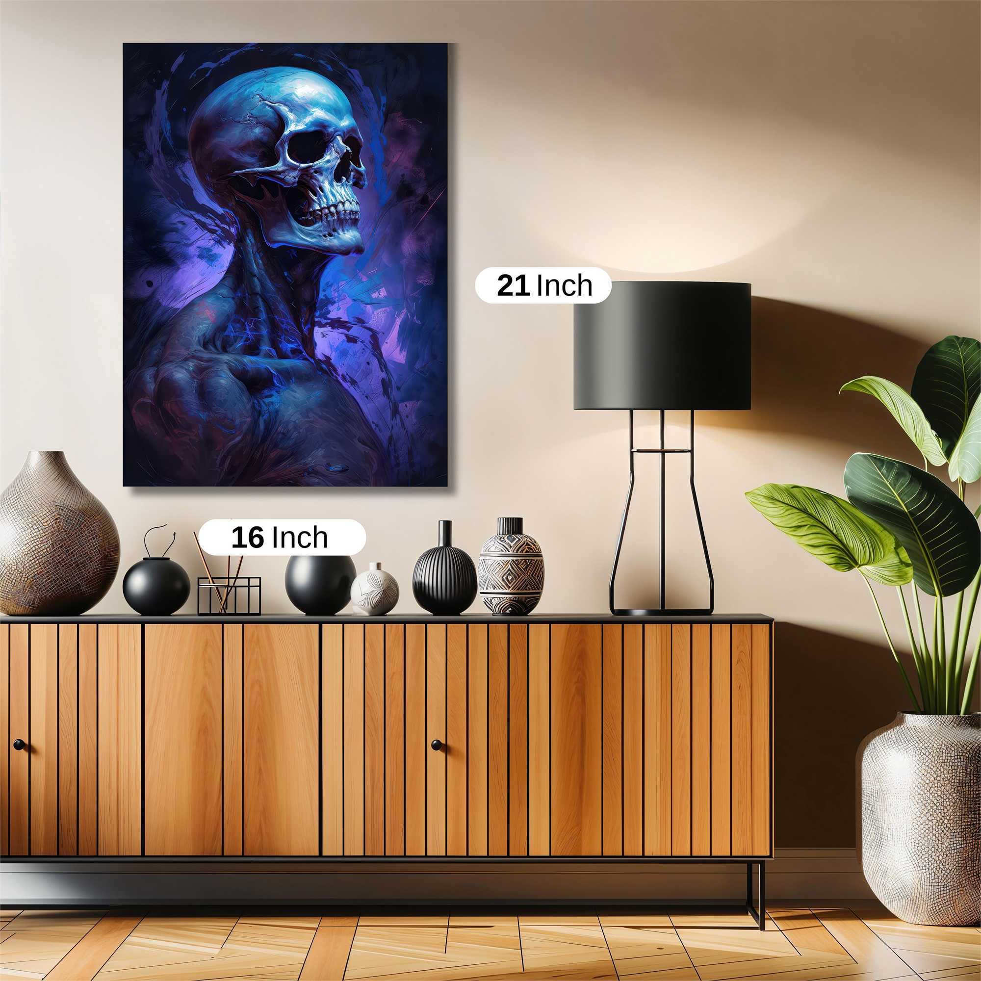 Skull Serenity Safe Wall Magnetic / M