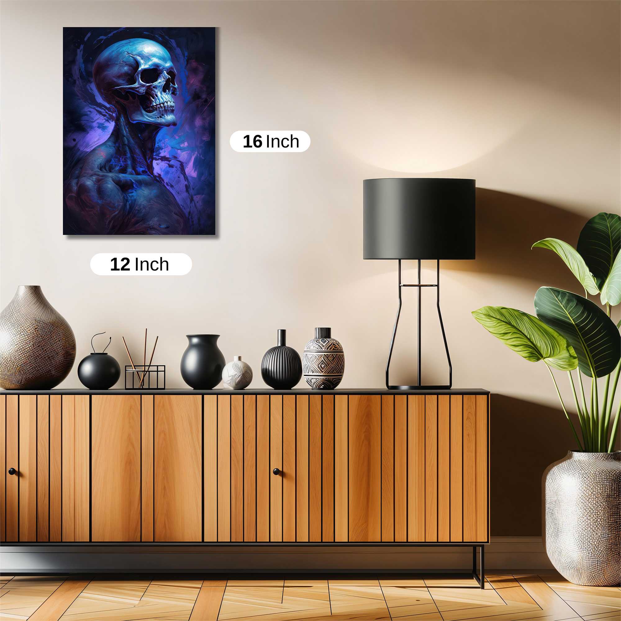 Skull Serenity Safe Wall Magnetic / M