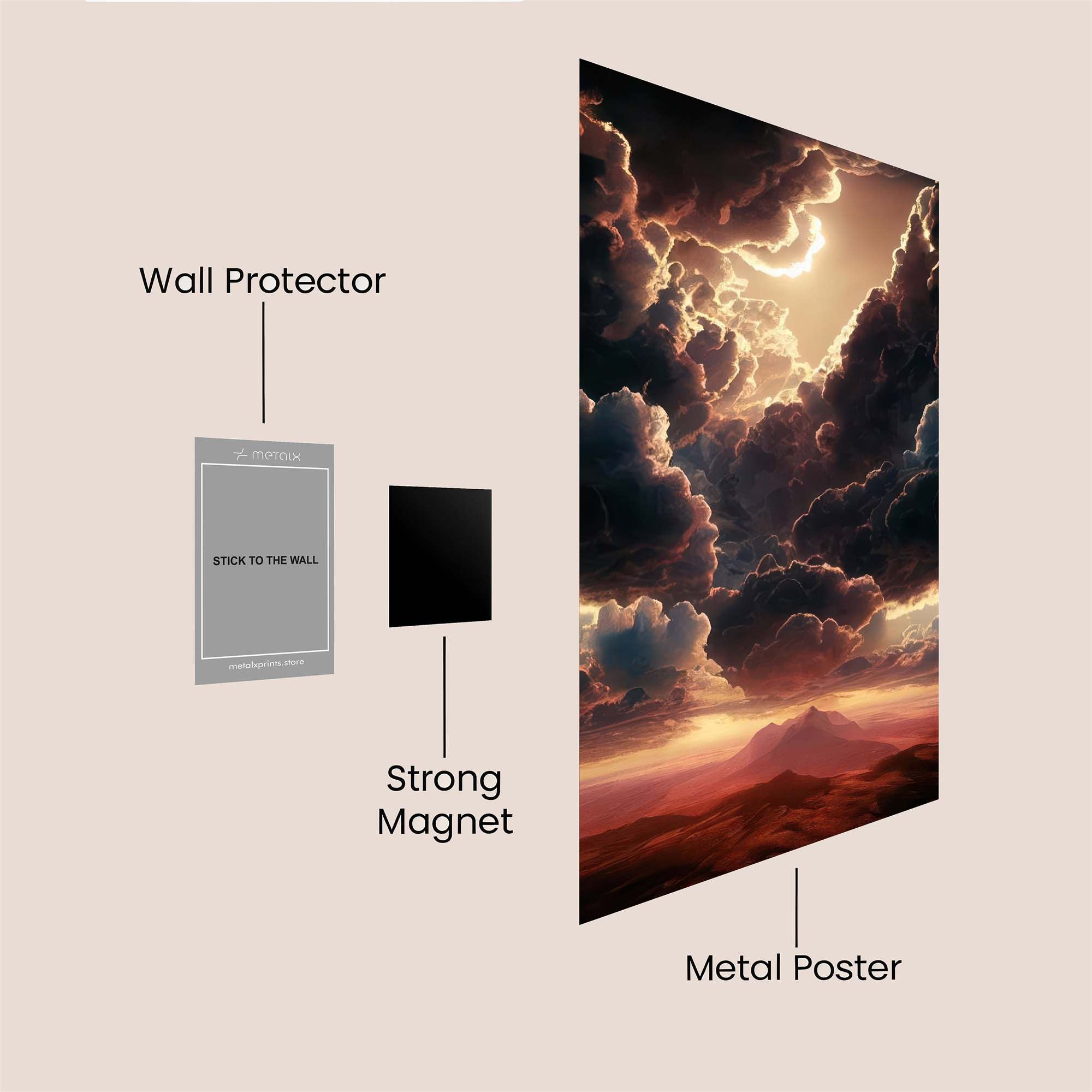 Storm Eruption Safe Wall Magnetic / M