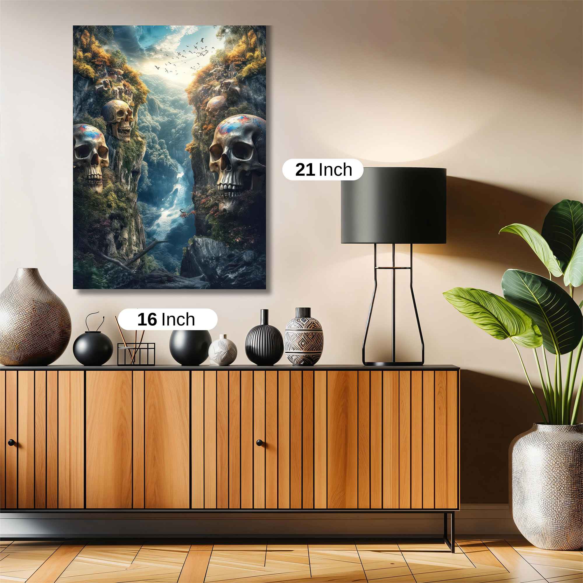 Skull Canyon Safe Wall Magnetic / M