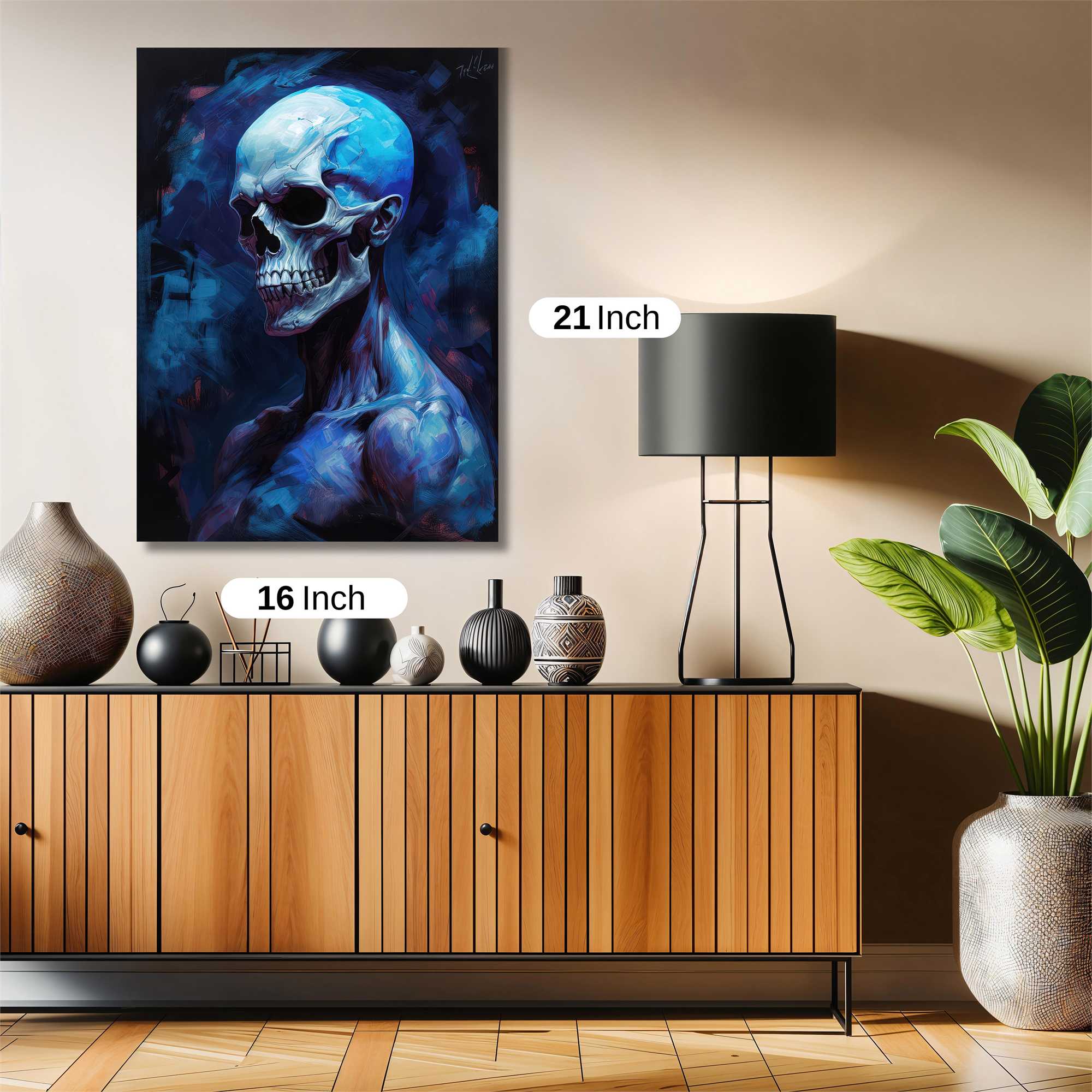 Skull Serenity Safe Wall Magnetic / M
