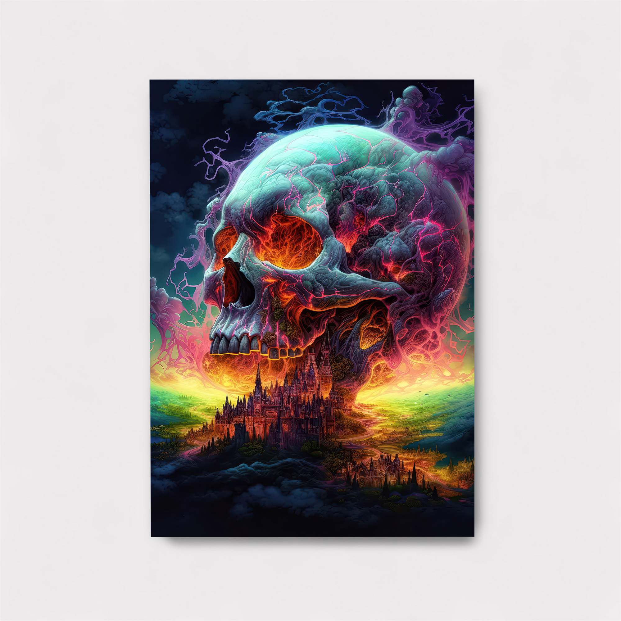Skull Apocalypse Safe Wall Magnetic / M
