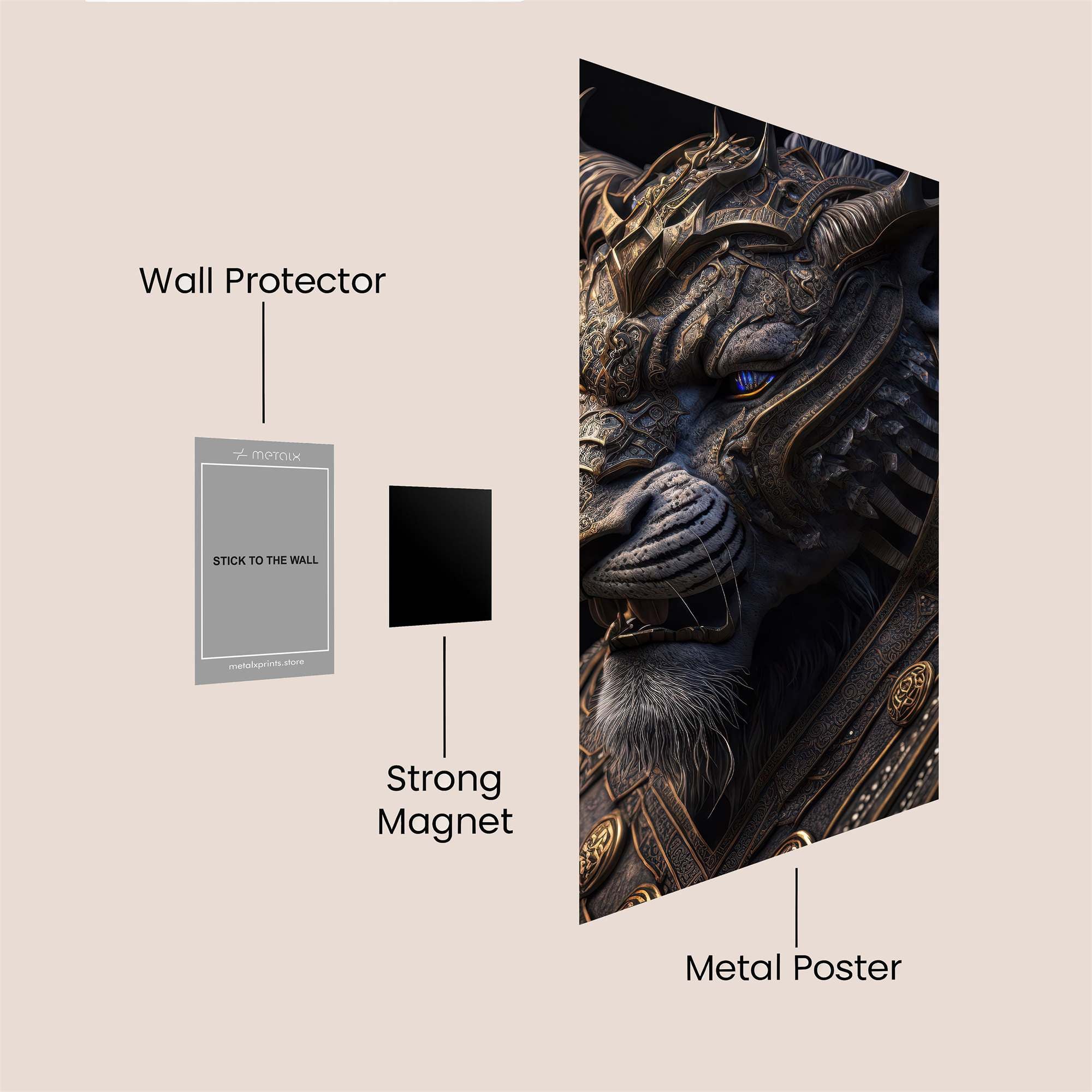 Dragon Regal Safe Wall Magnetic / M