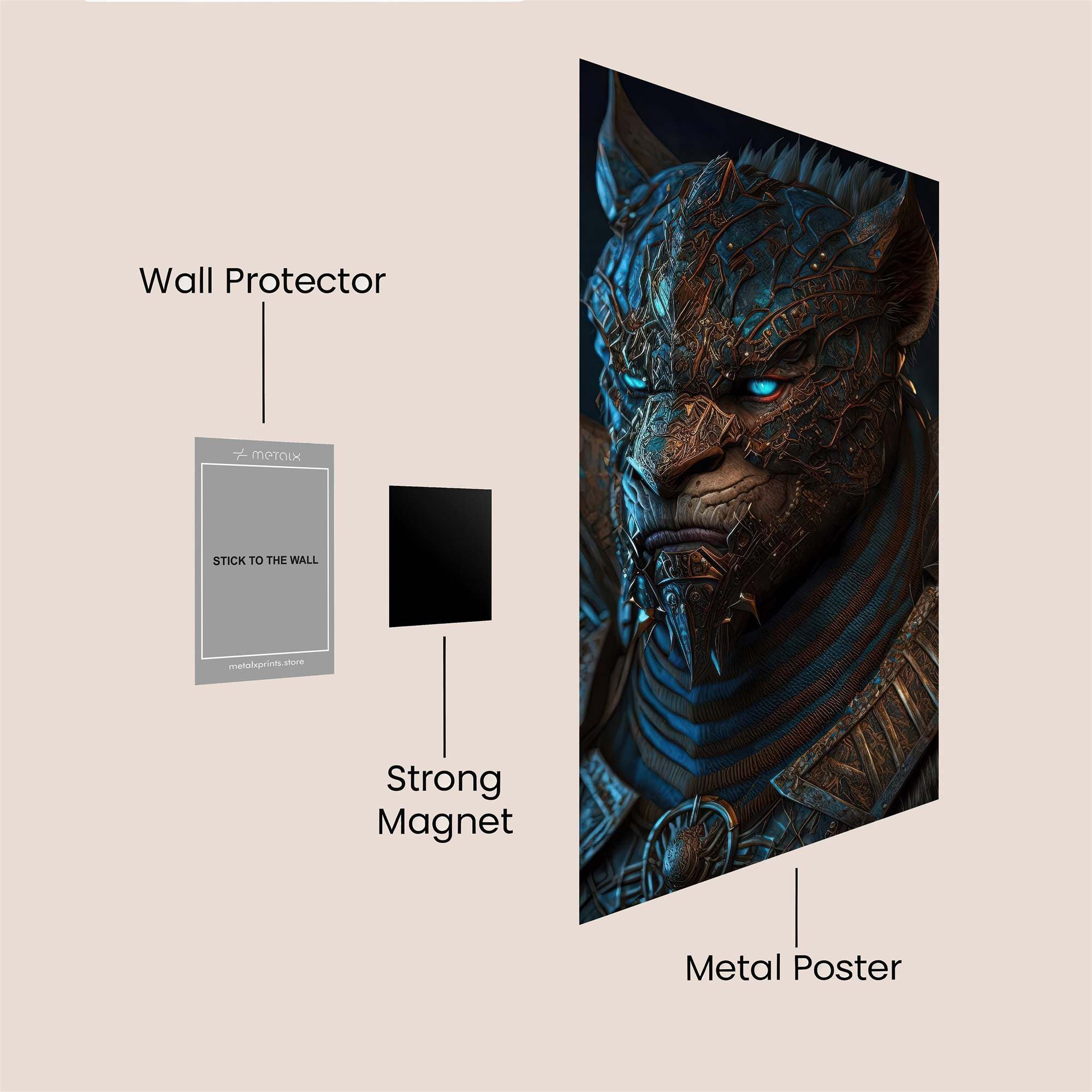 Anubis Enigma Safe Wall Magnetic / M