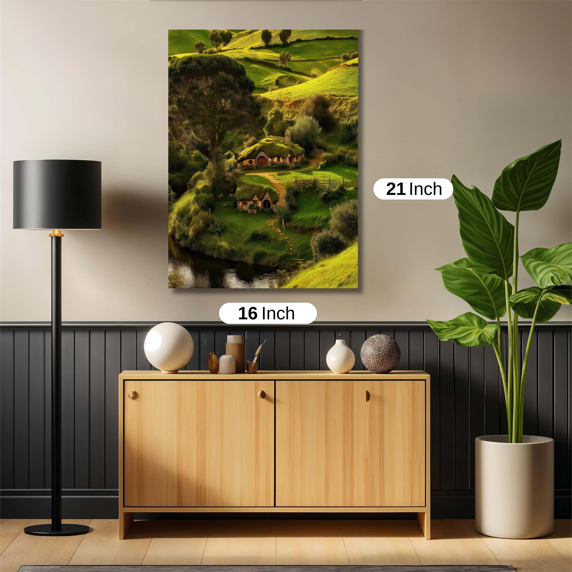 Hobbiton Tranquil Safe Wall Magnetic / M