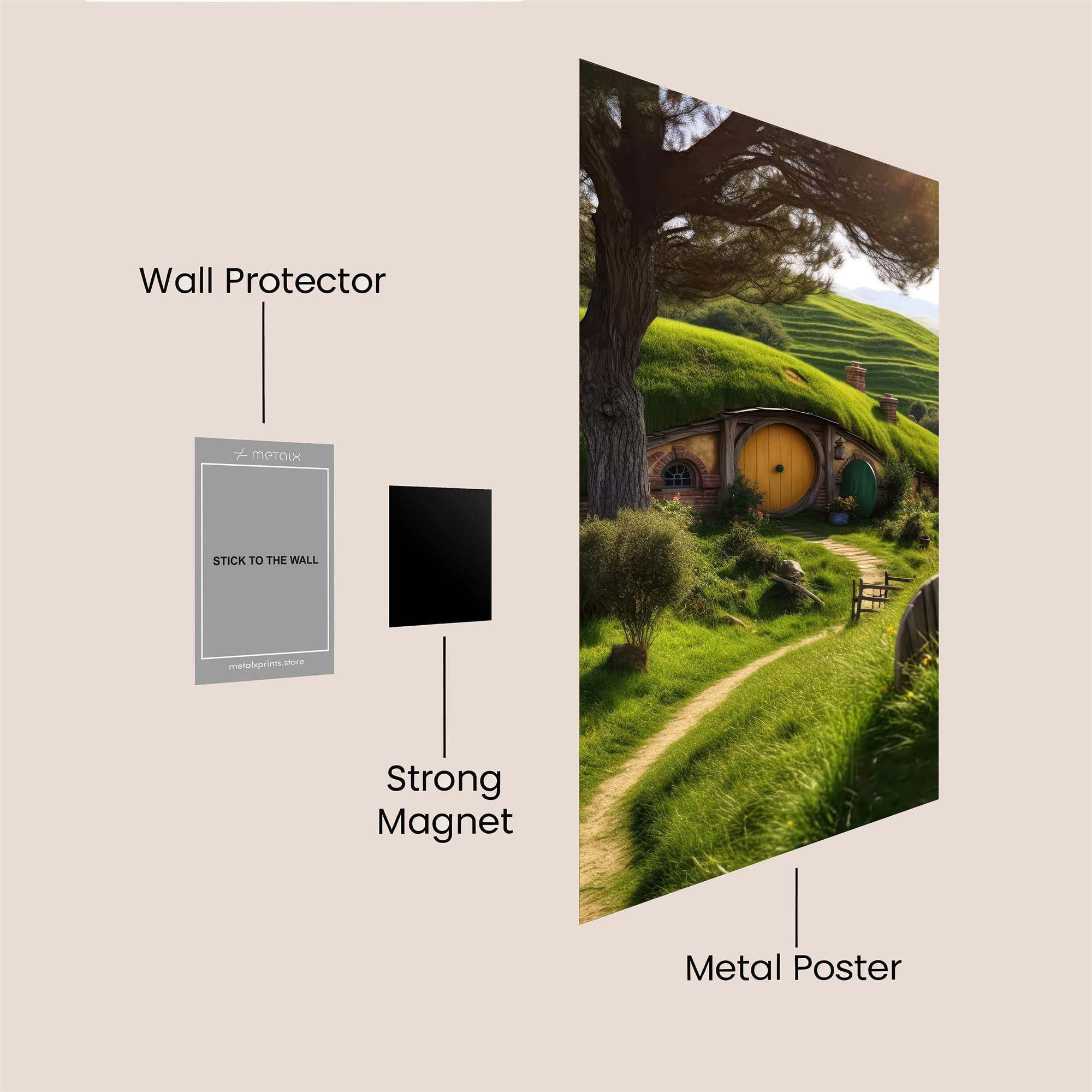 BagginsBliss Safe Wall Magnetic / M