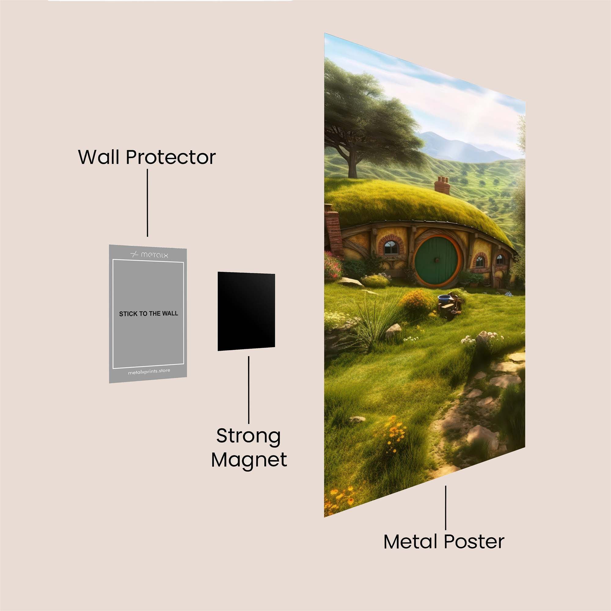 Baggins Bliss Safe Wall Magnetic / M