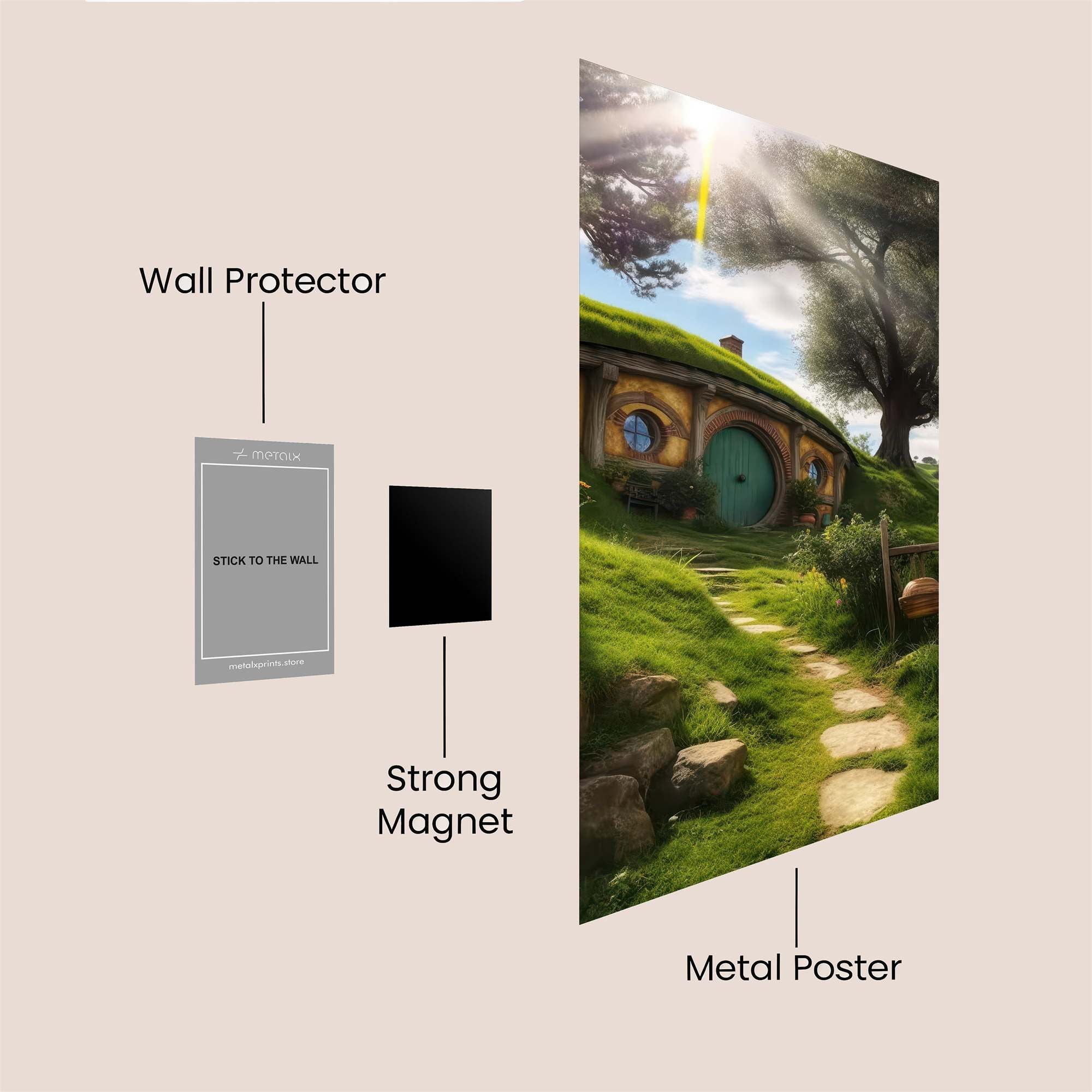 BagginsBliss Safe Wall Magnetic / M