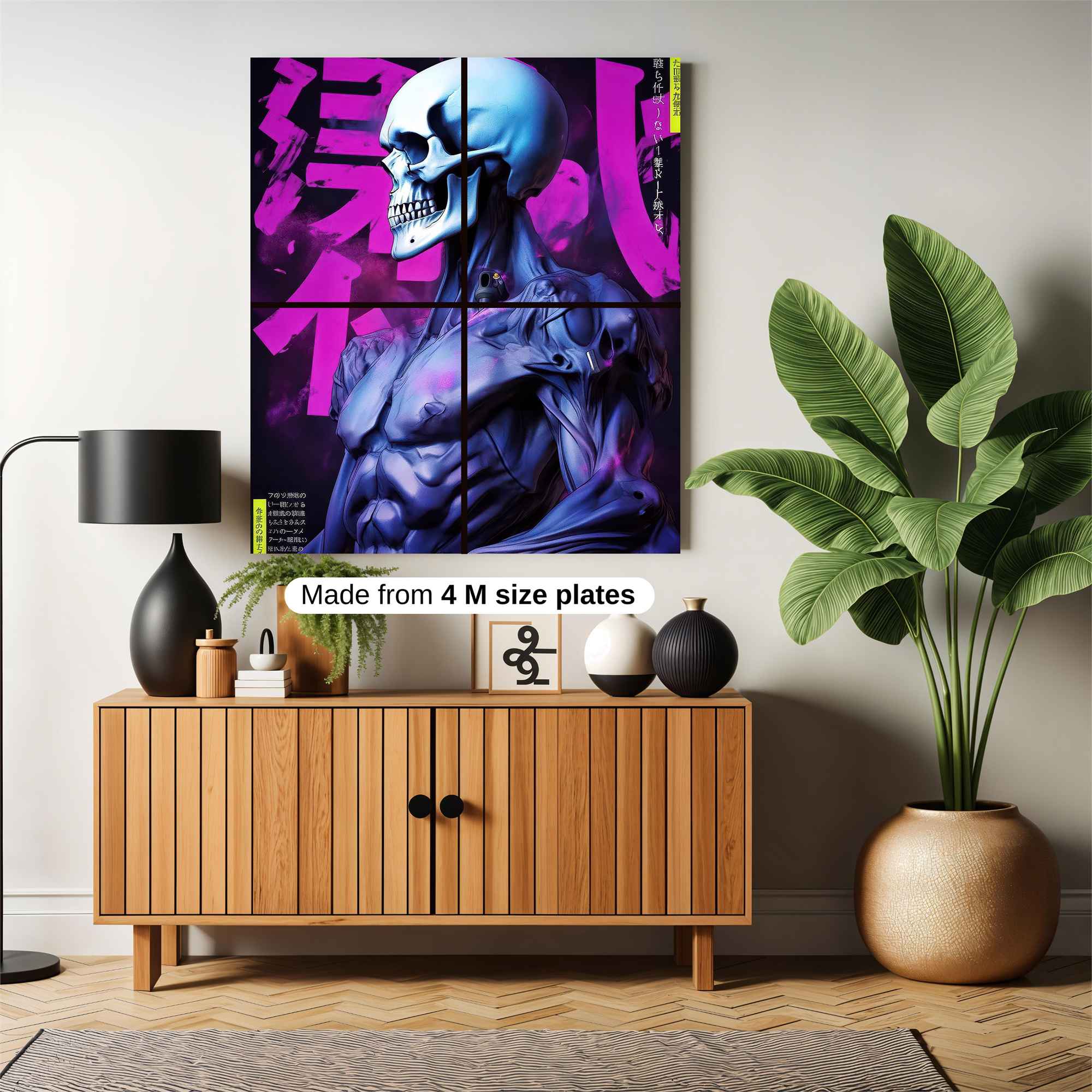 Skull Serenity Safe Wall Magnetic / M