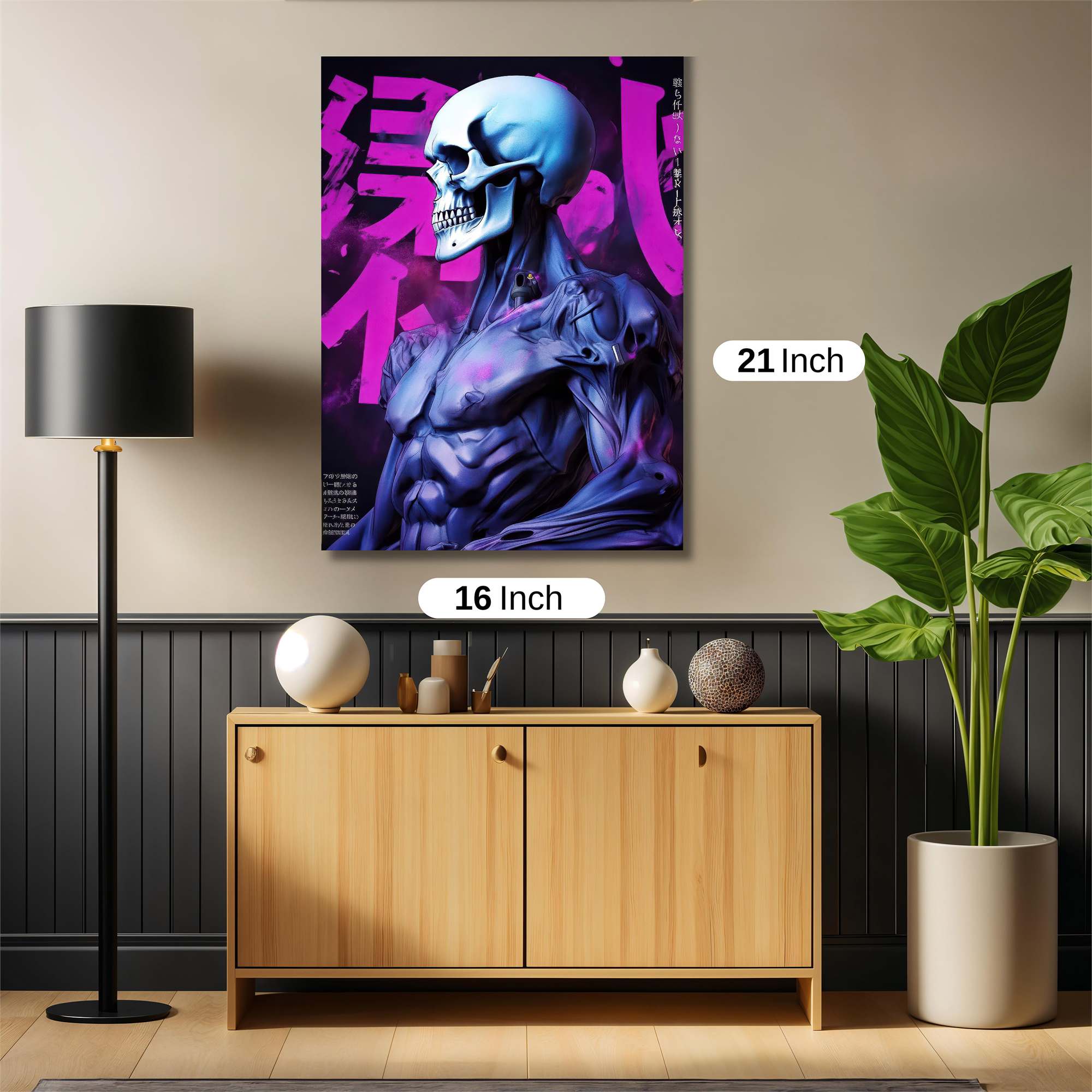 Skull Serenity Safe Wall Magnetic / M