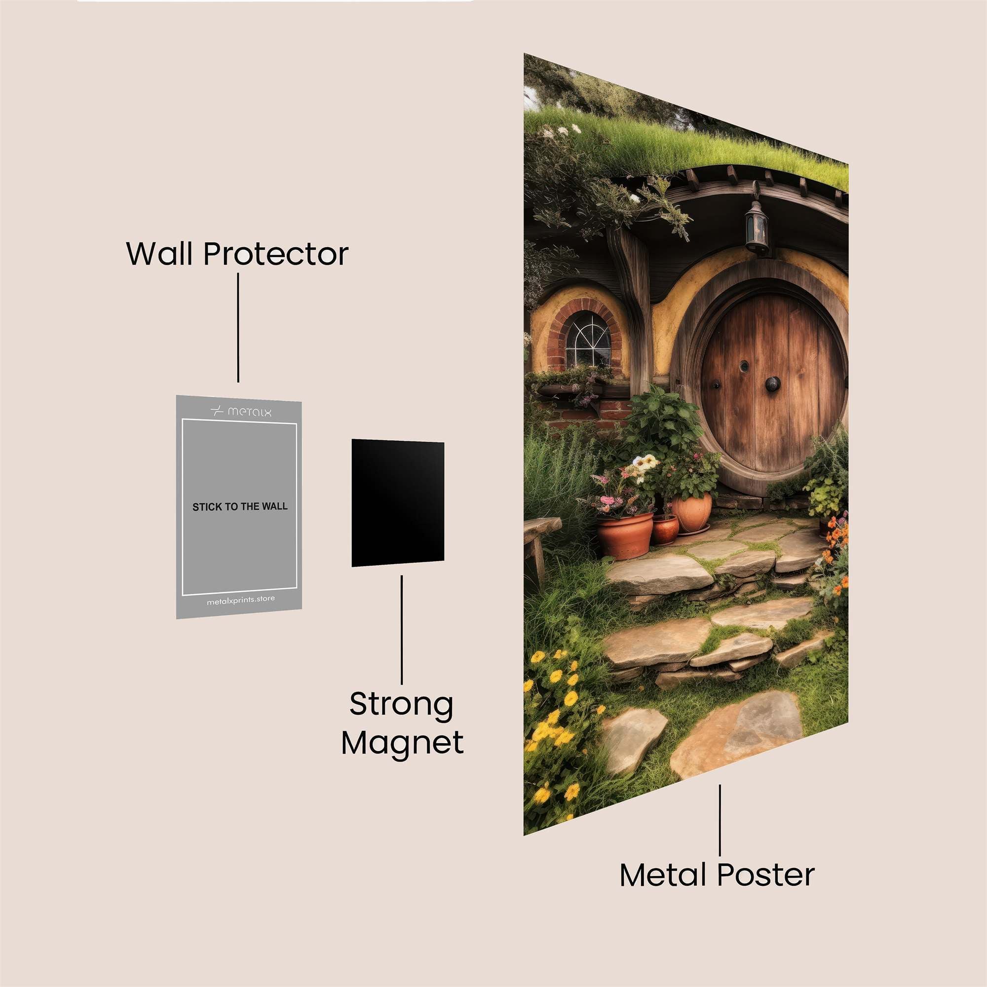Hobbiton Haven Safe Wall Magnetic / M