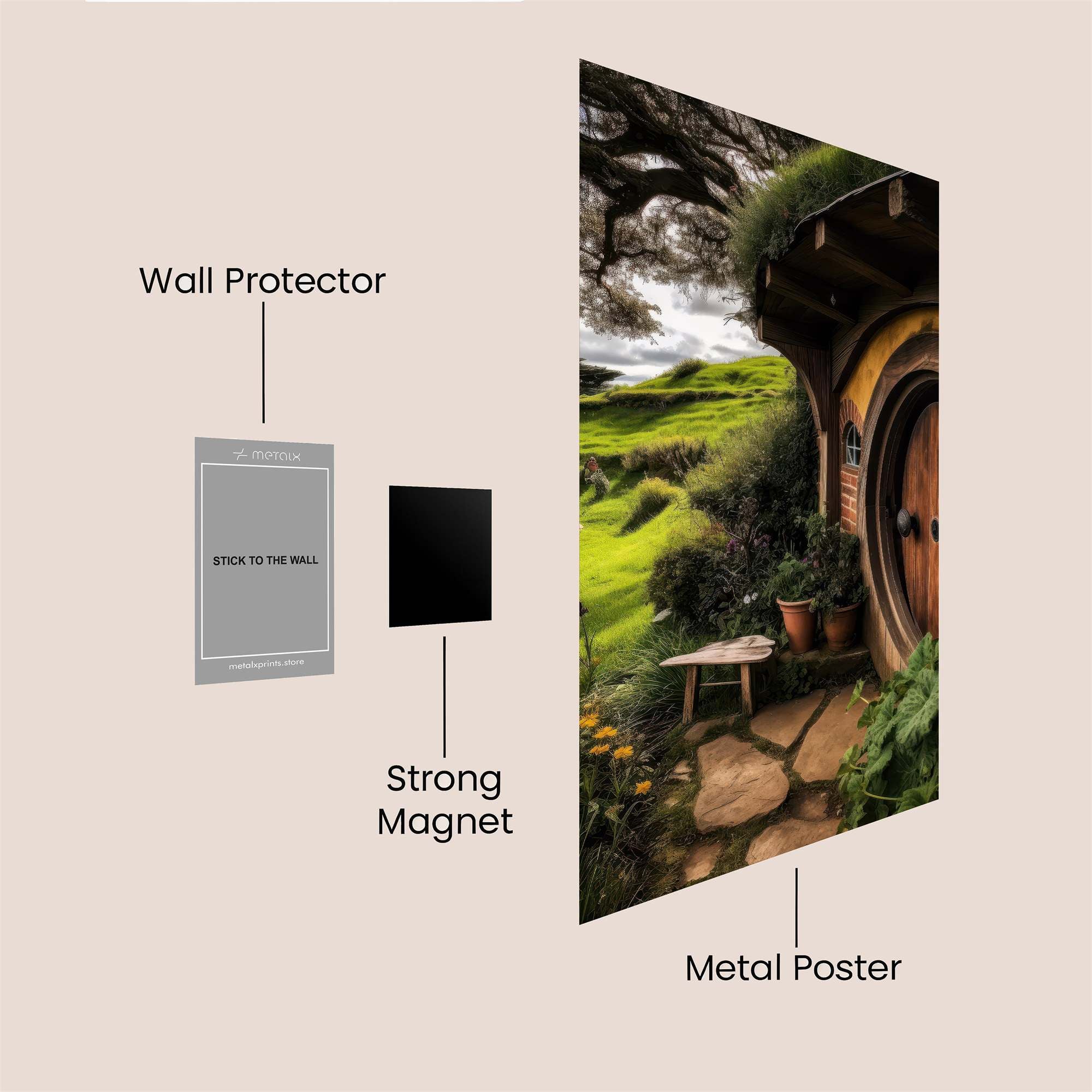 BagginsBliss Safe Wall Magnetic / M