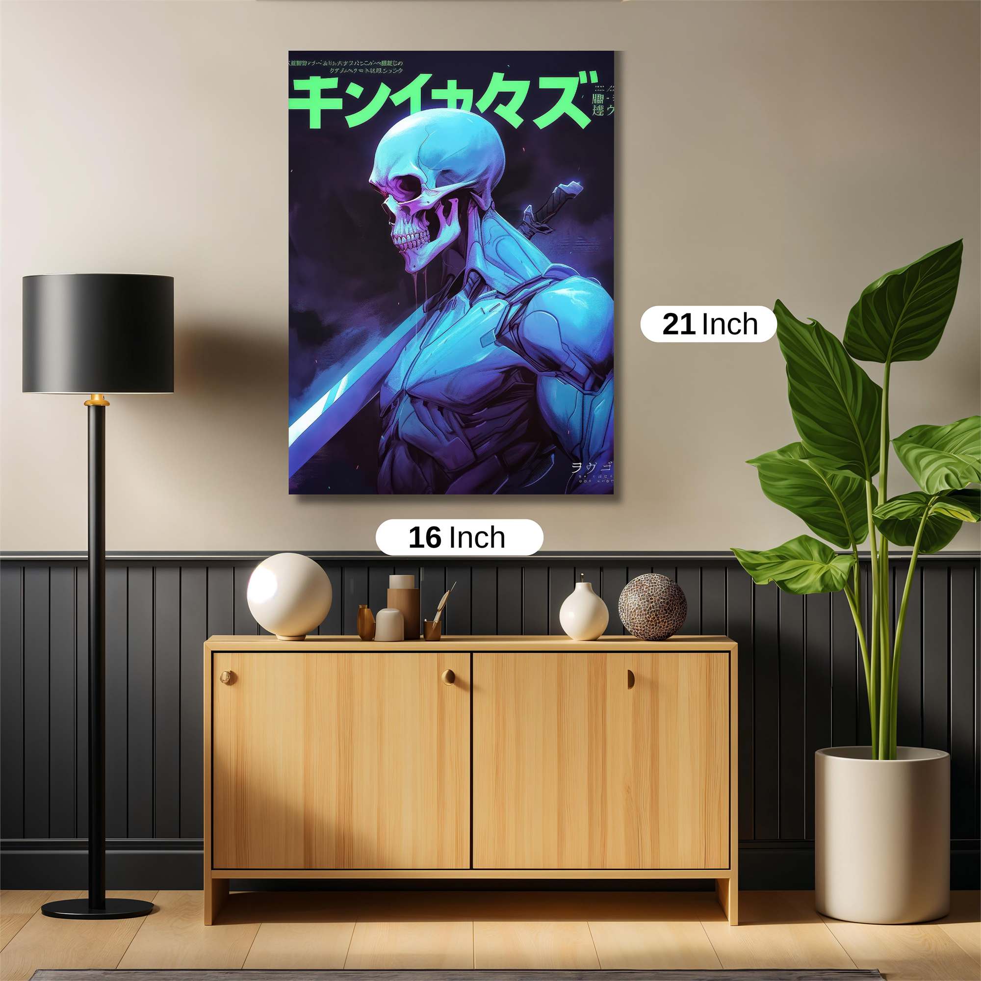 Skeleton Serenity Safe Wall Magnetic / M