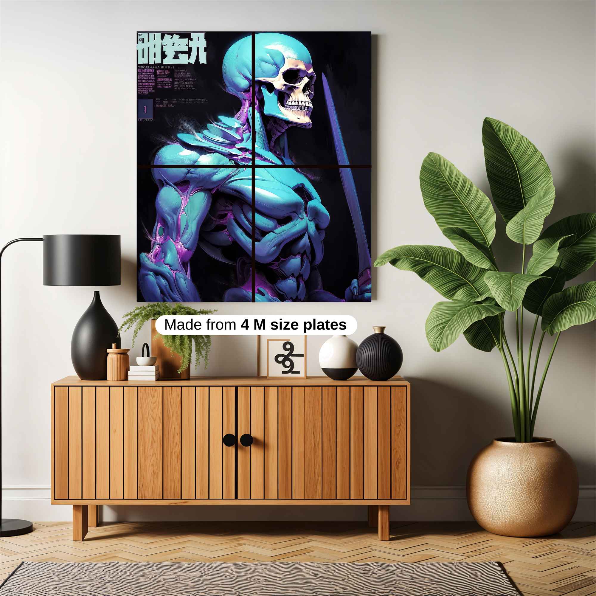 Skeleton Serenity Safe Wall Magnetic / M