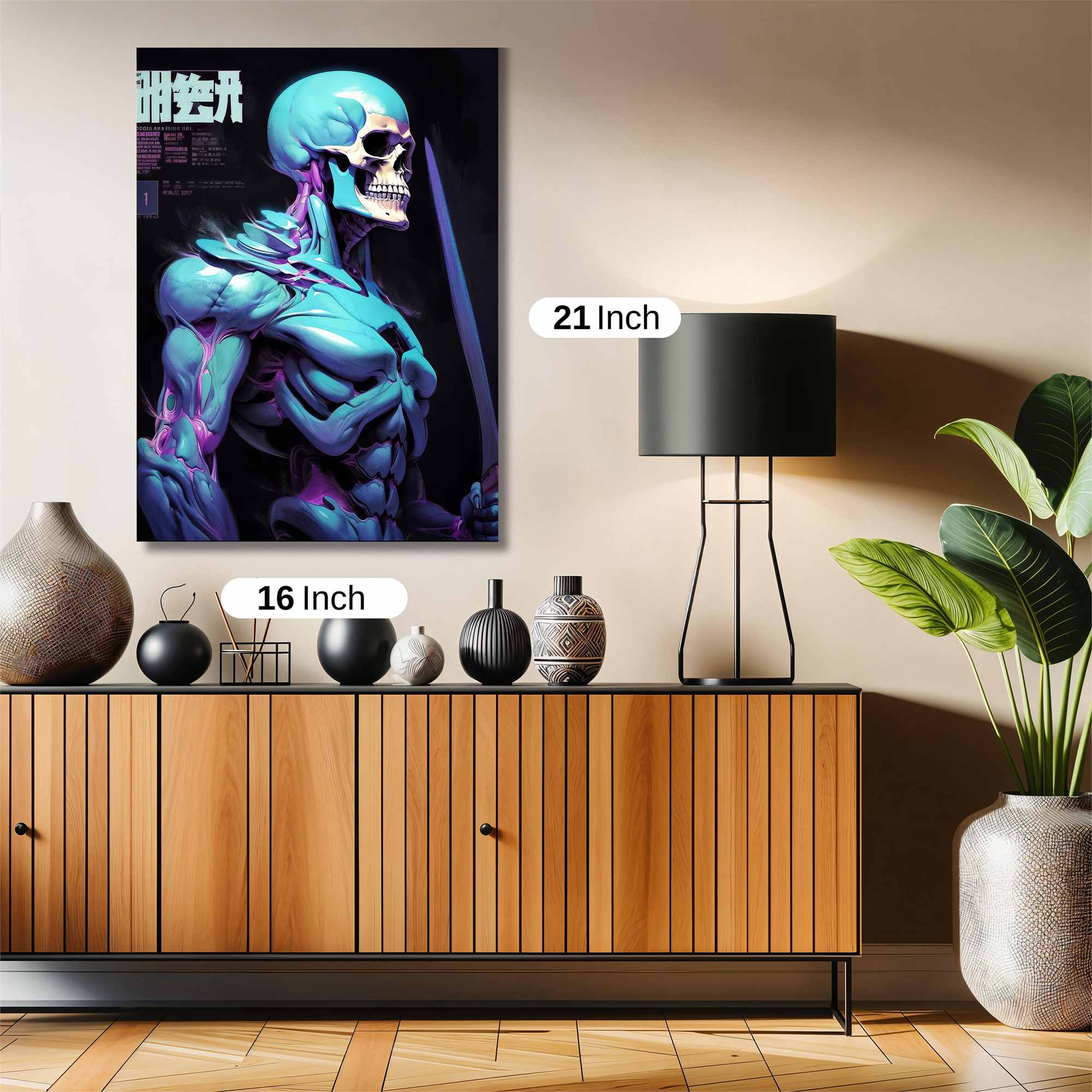 Skeleton Serenity Safe Wall Magnetic / M