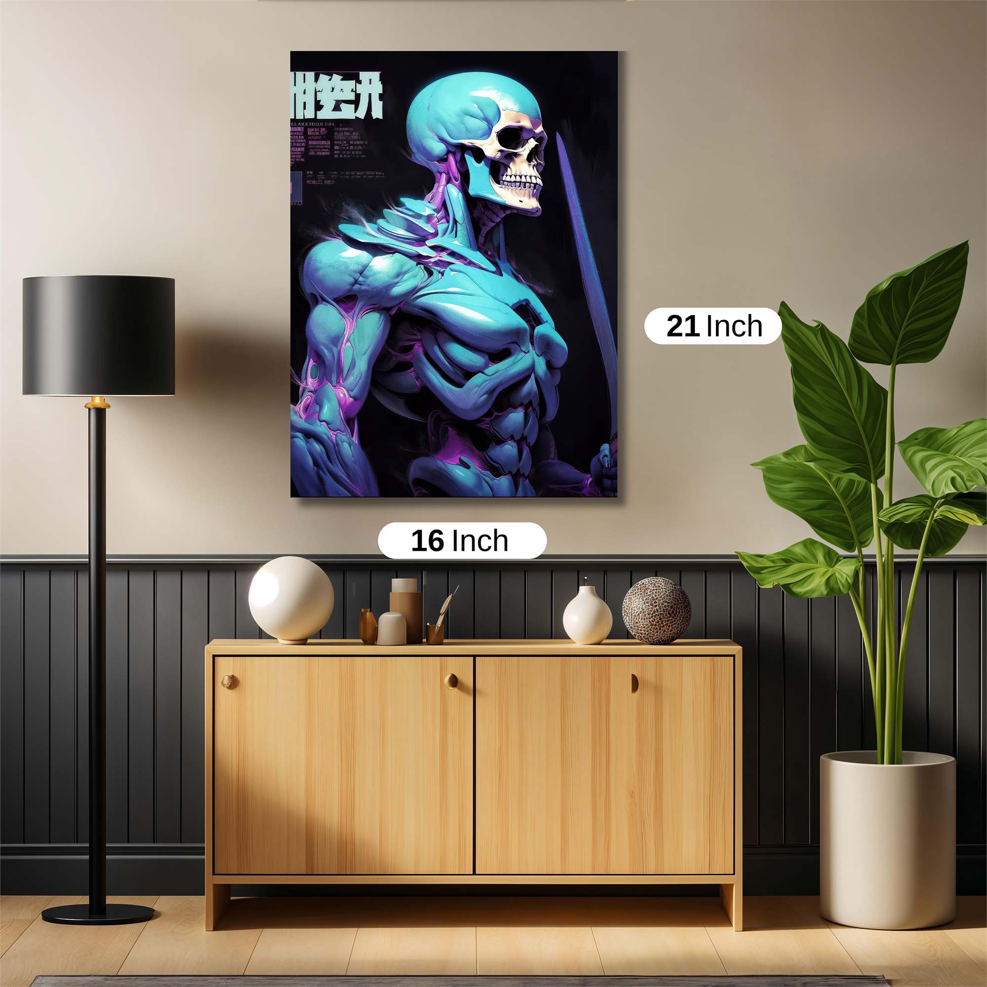 Skeleton Serenity Safe Wall Magnetic / M