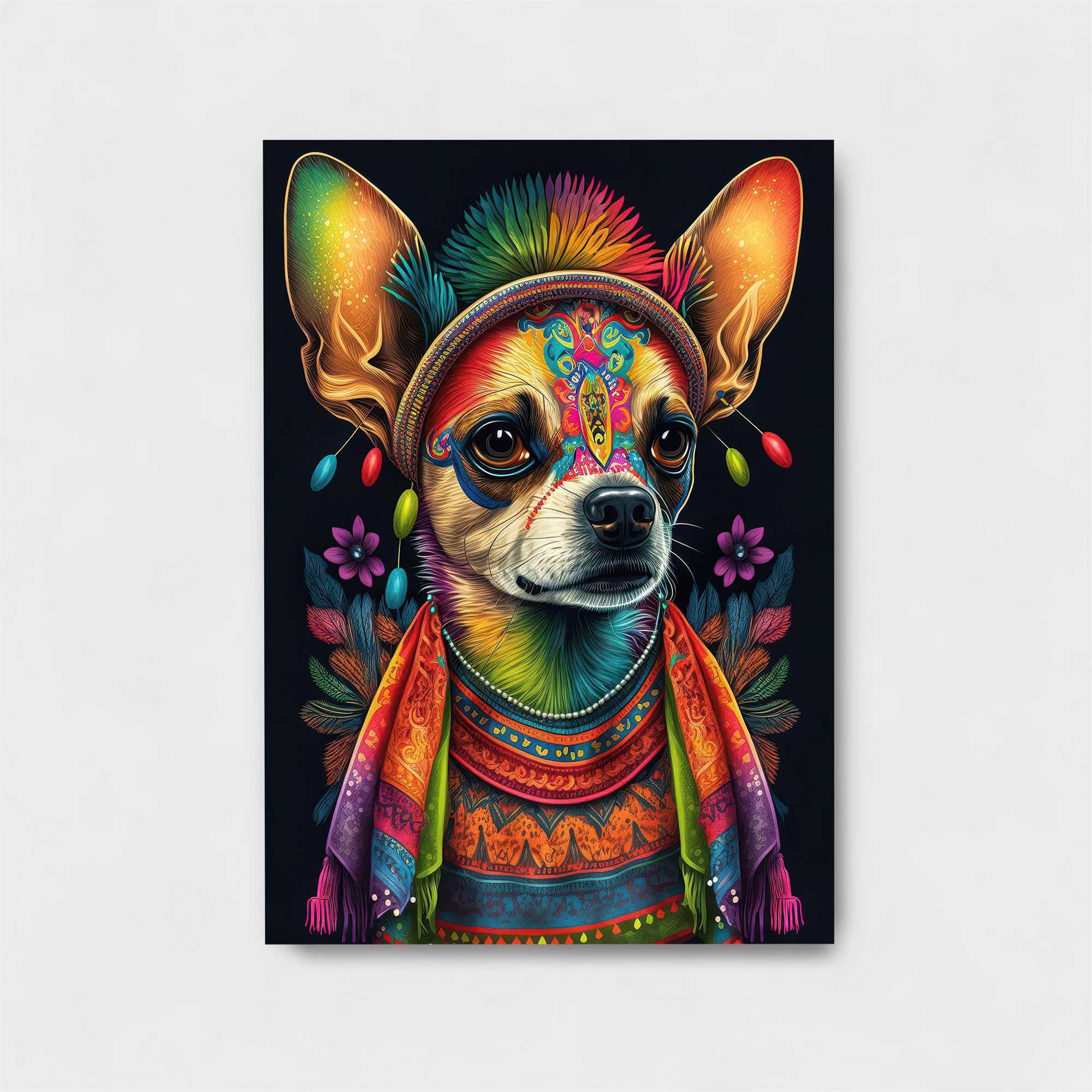 Chihuahua Fiesta Safe Wall Magnetic / M