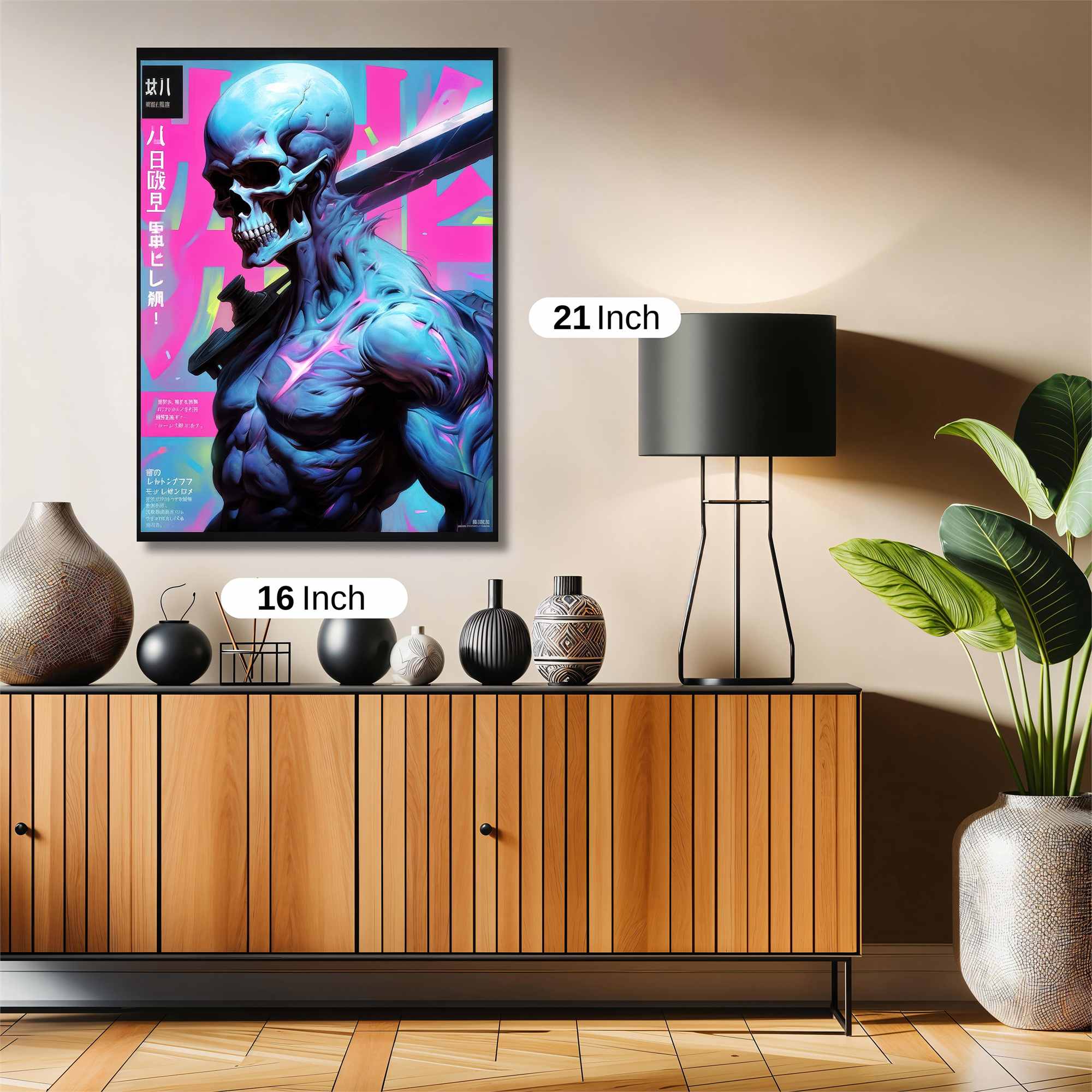 Skull Radiant Safe Wall Magnetic / M