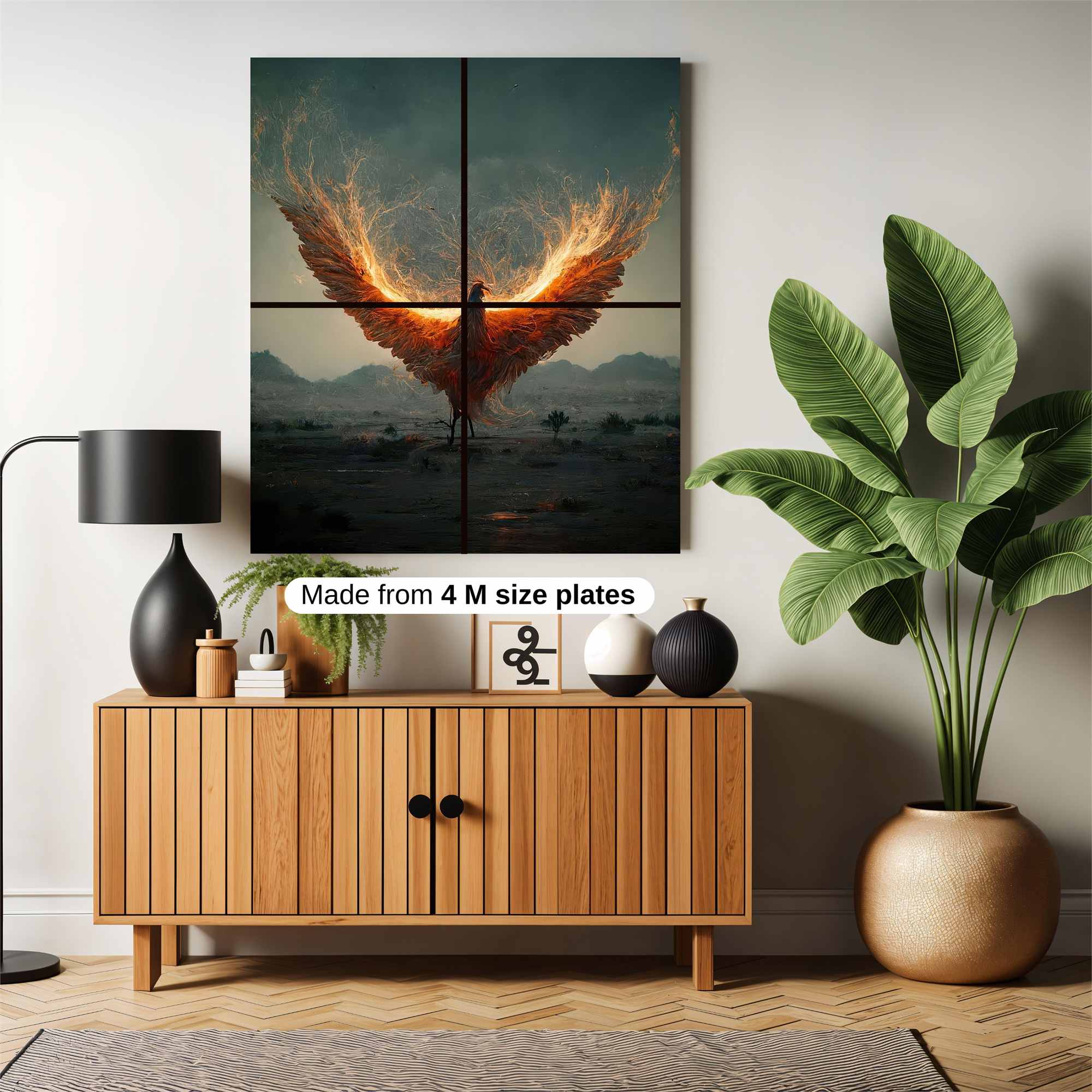 Phoenix Rebirth Safe Wall Magnetic / M