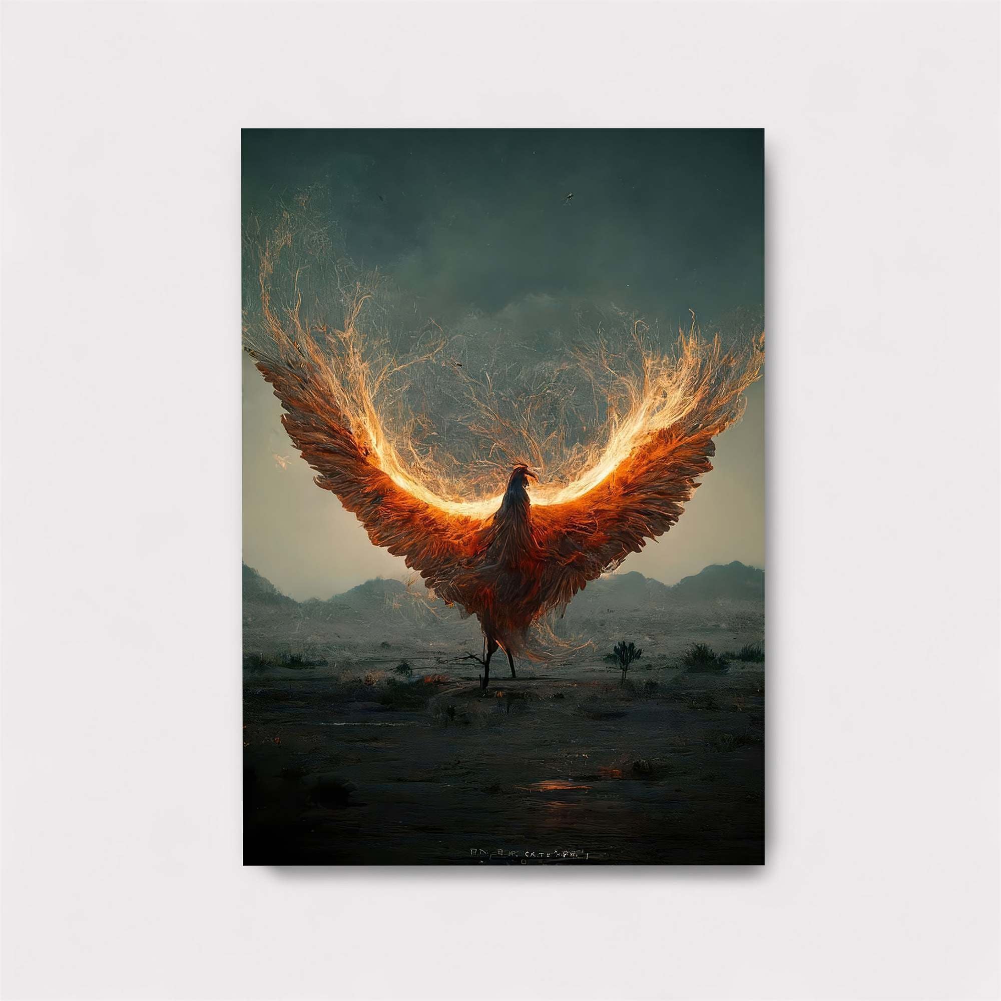 Phoenix Rebirth Safe Wall Magnetic / M