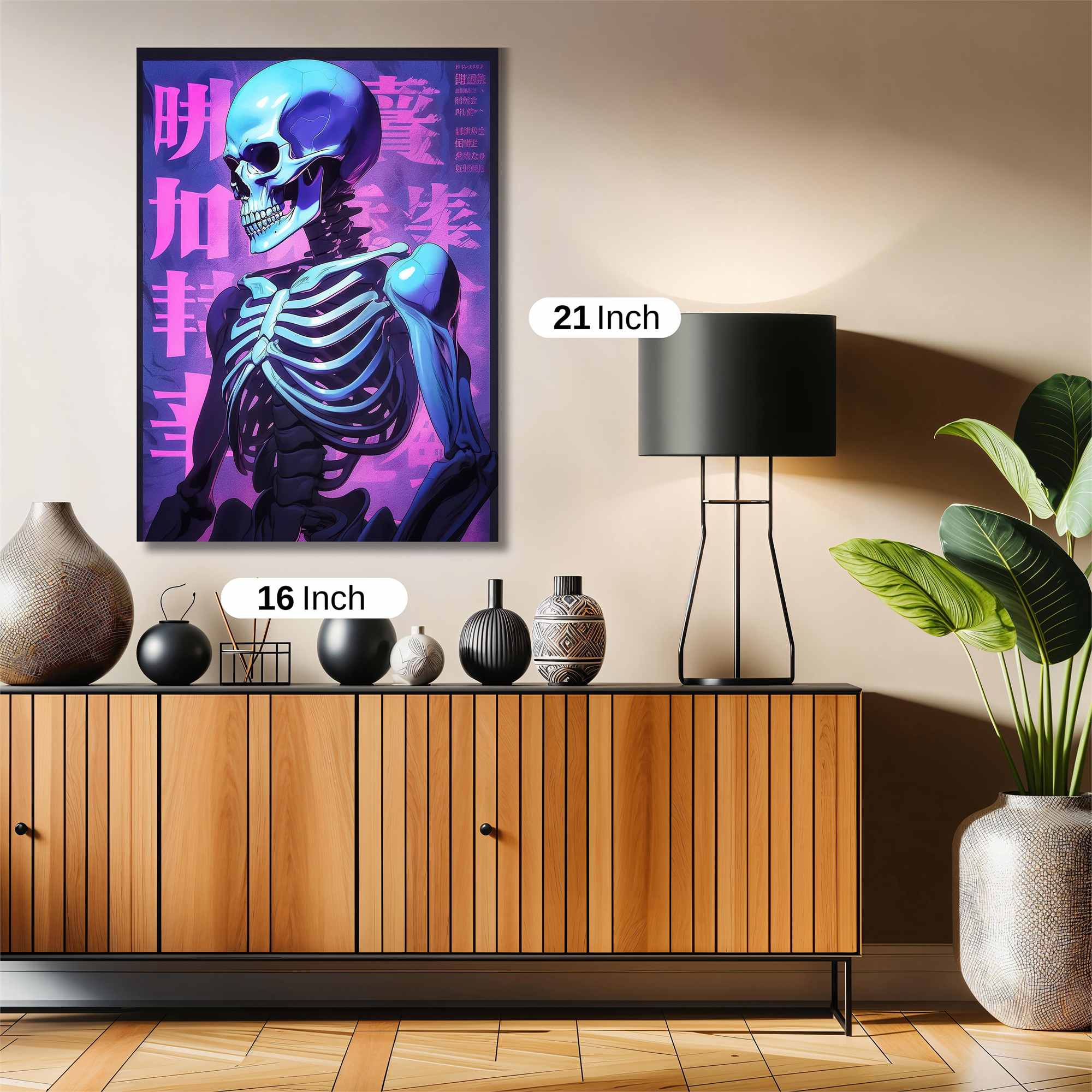 Skeleton Serenity Safe Wall Magnetic / M